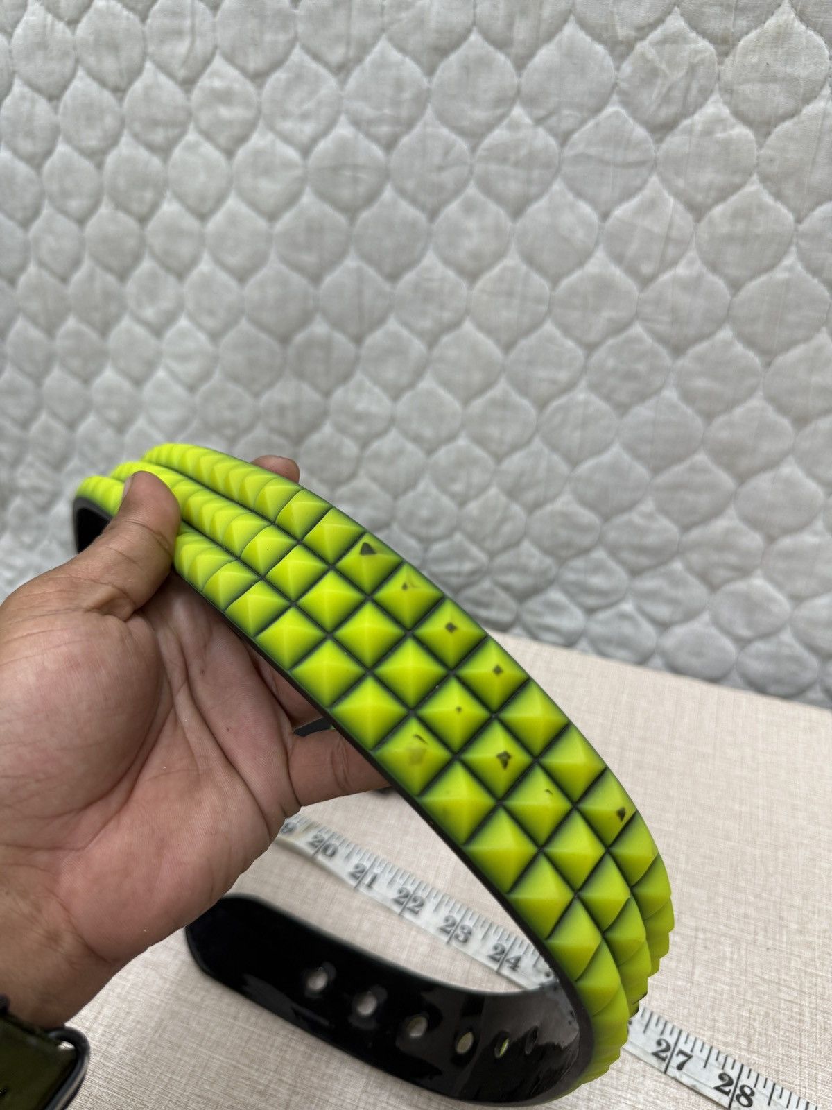 Japanese Brand 🔥🔥💥STEALS KICKER FUCKER CHICKEN RUBBER STUDDED BELT Size ONE SIZE - 5 Thumbnail