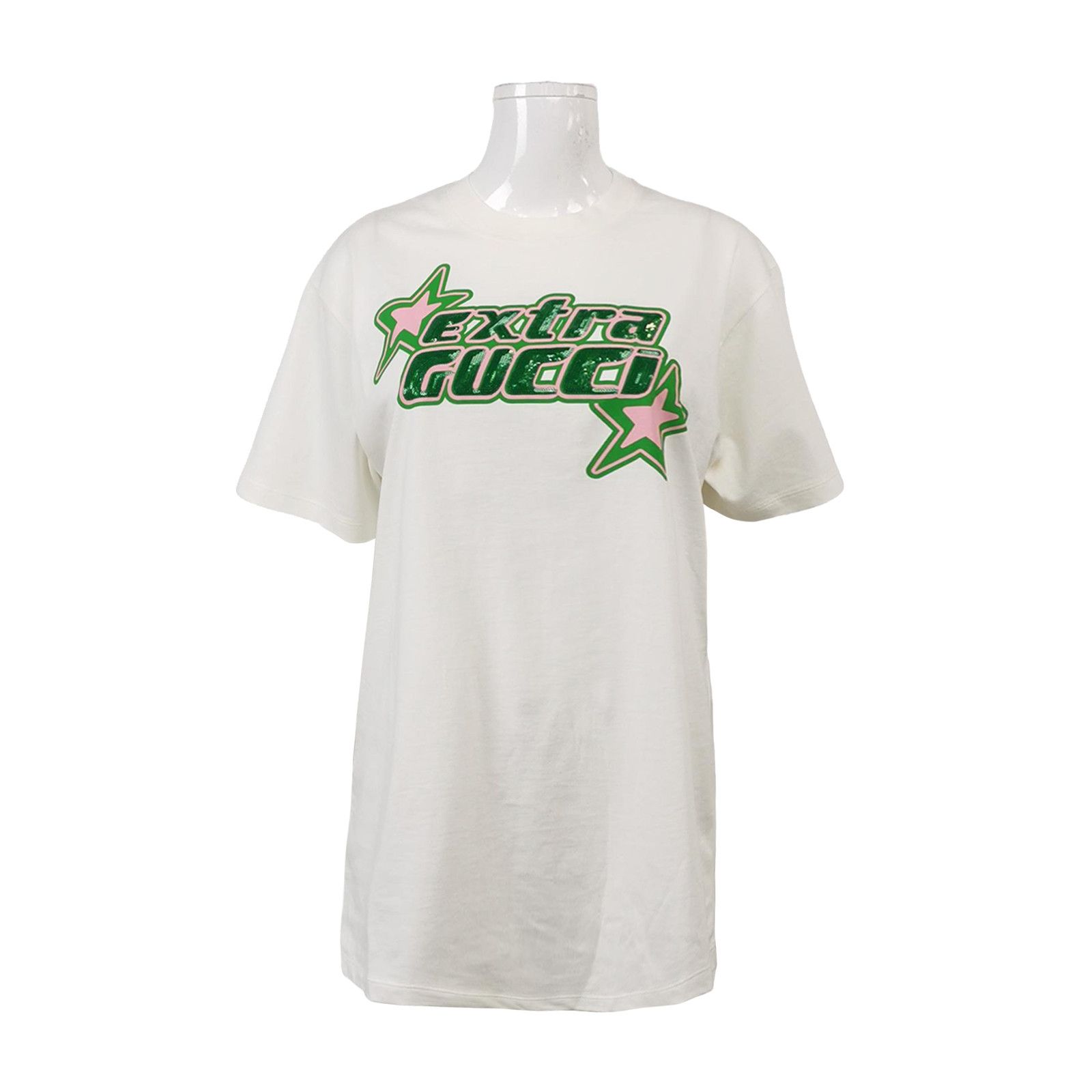 Gucci Gucci Extra Gucci Logo Sequin T-Shirt Size XS Size XS / US 0-2 / IT 36-38 - 1 Thumbnail
