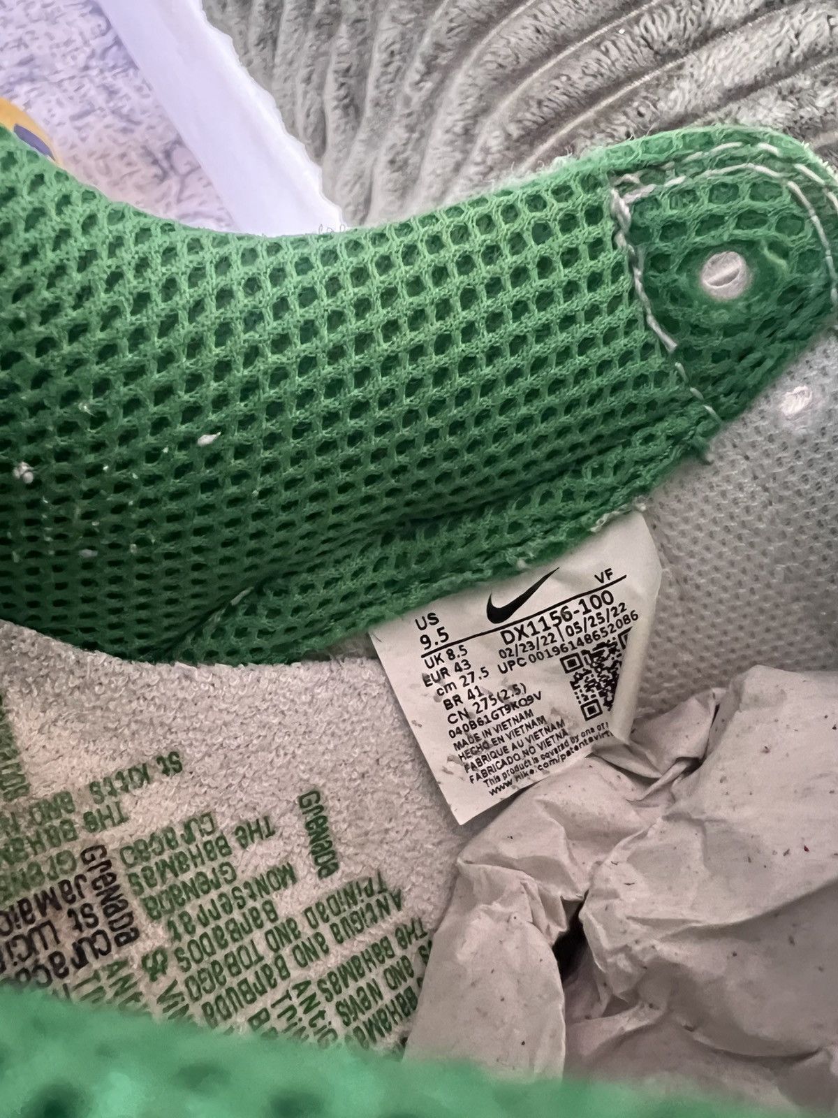 Nike Nike Air Force 1 West Indies green Size US 9.5 / EU 42-43 - 6 Thumbnail