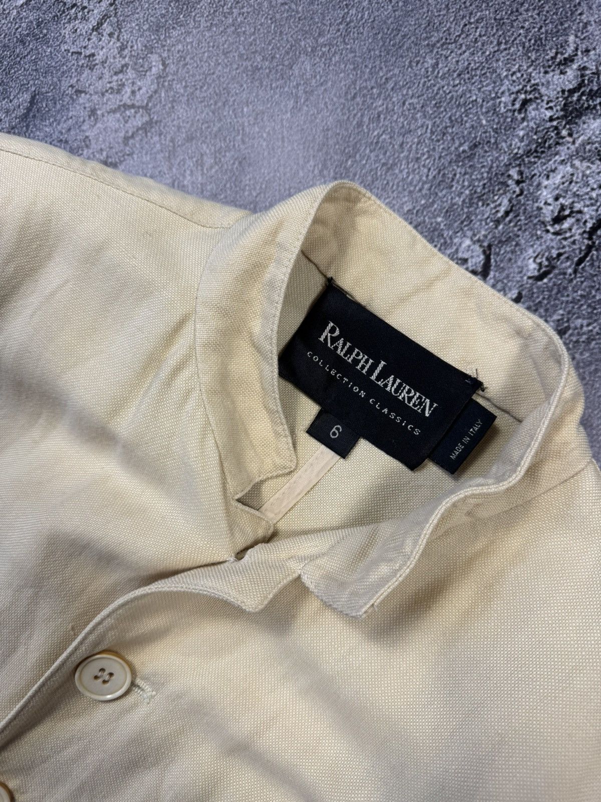 Polo Ralph Lauren Ralph Lauren Collection Black Label Classics Linen Jacket Size M / US 6-8 / IT 42-44 - 3 Thumbnail