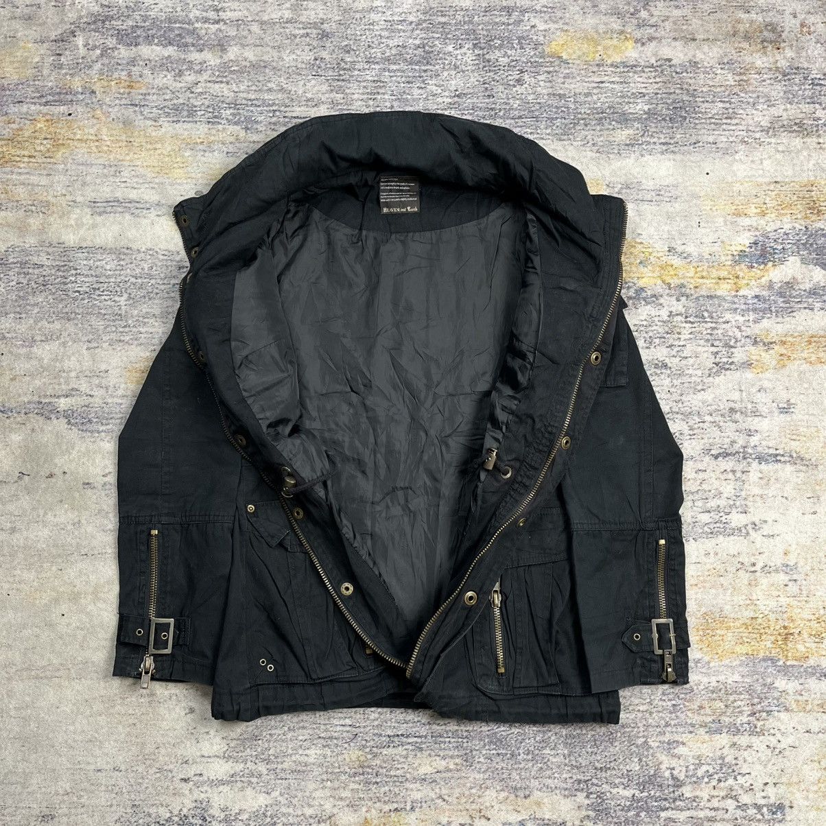 14th Addiction Heaven & earth multi pocket bono jacket goa / lgb vkei style Size US S / EU 44-46 / 1 - 9 Thumbnail