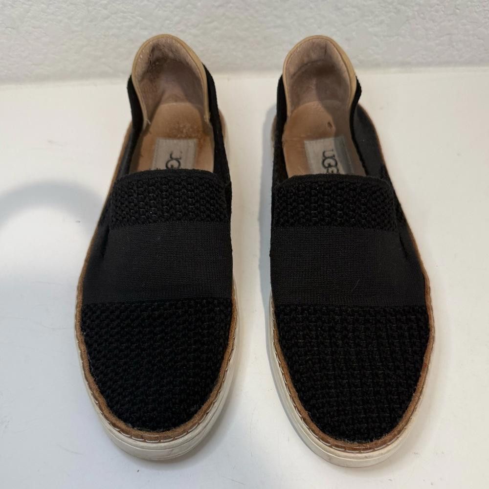 Ugg UGG Sammy Knit Slip On Sneakers Black Tan Size 6 Size US 6 / IT 36 - 2 Thumbnail