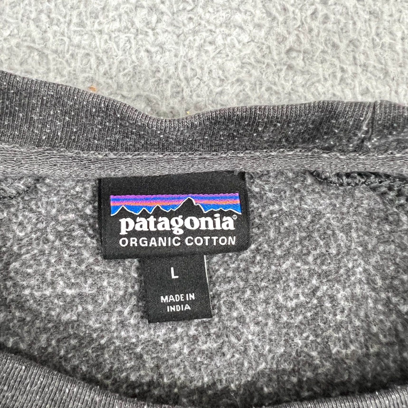 Patagonia Patagonia Sweatshirt Men M P-6 Lightweight Crew LS Forge Grey Organic Cotton Size US M / EU 48-50 / 2 - 3 Thumbnail