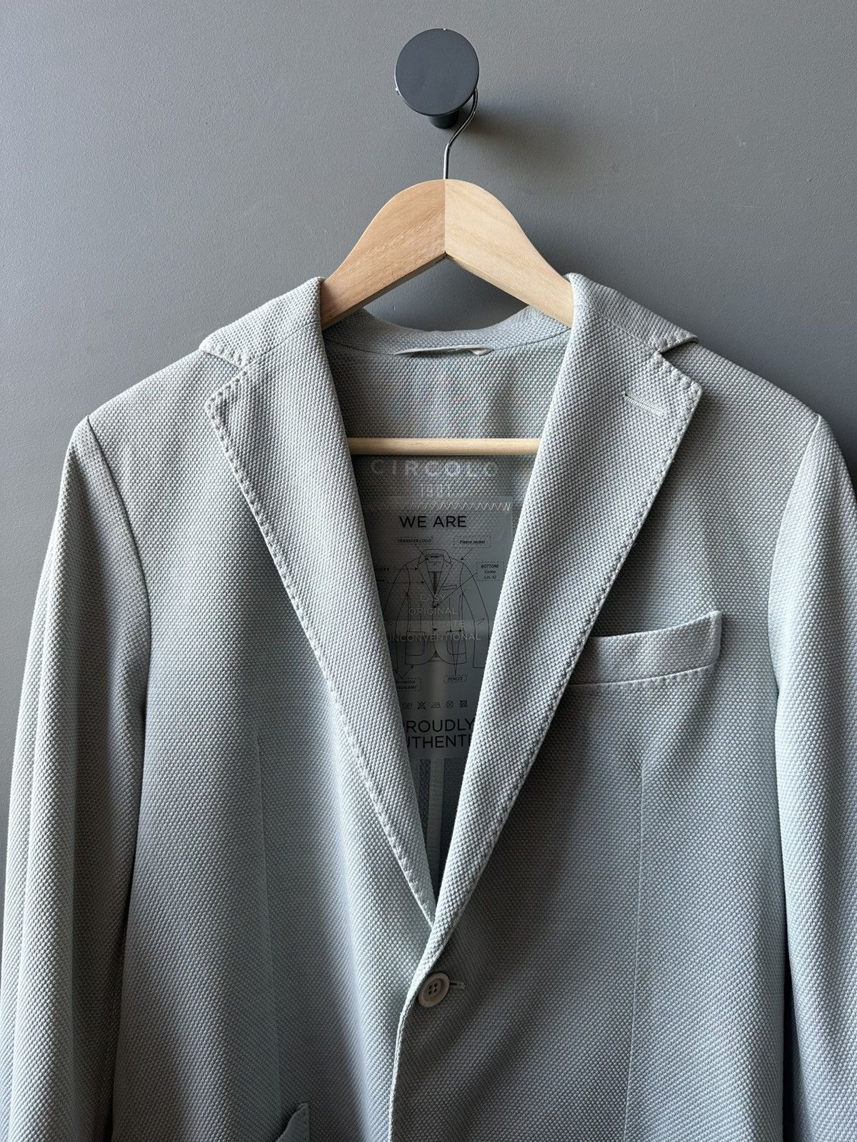 Circolo 1901 Circolo 1901 Single Breasted Blazer Baia Blue 48 IT Size 48R - 2 Thumbnail