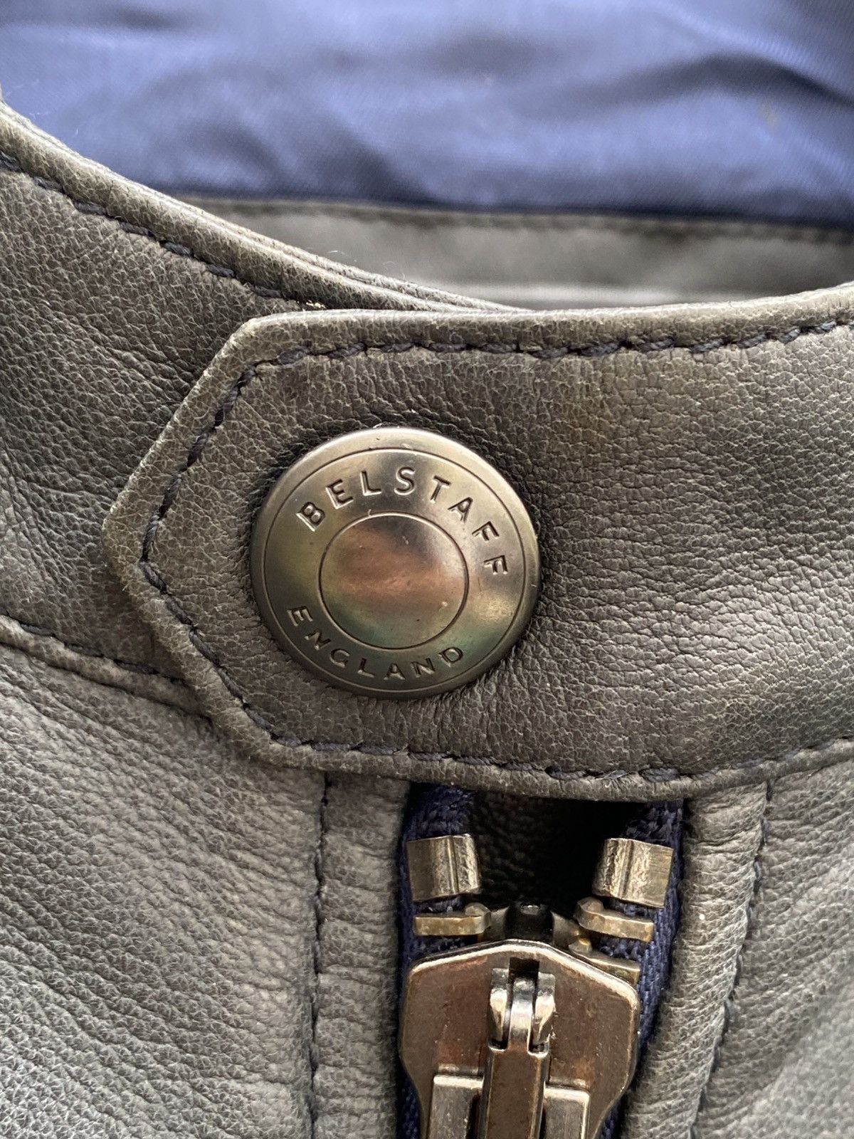 Belstaff Belstaff- Cafe Racer Leather Jacket Size US L / EU 52-54 / 3 - 11 Thumbnail