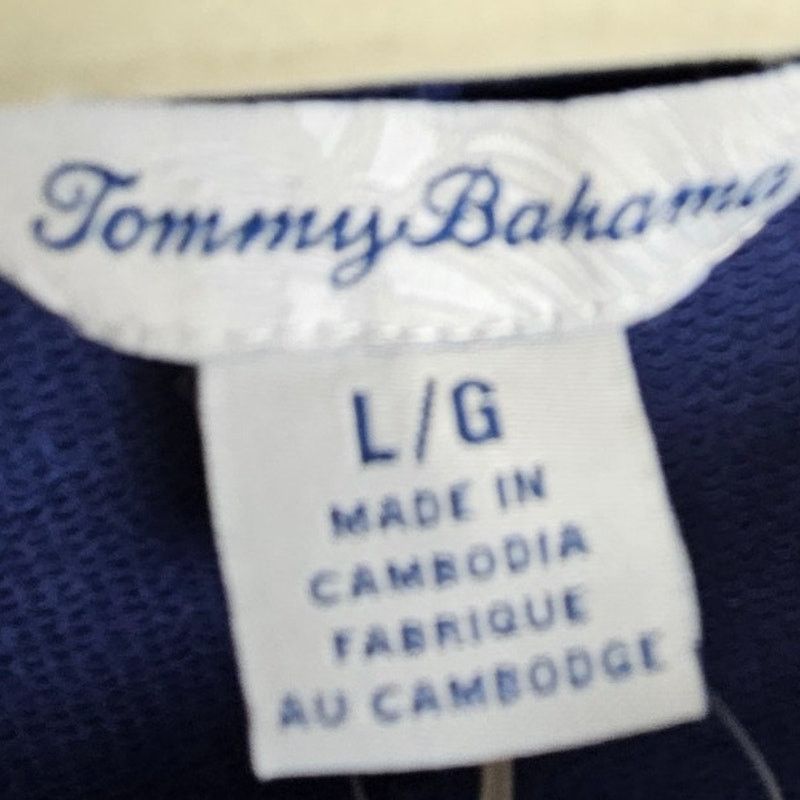 Tommy Bahama Tommy Bahama Womens French Terrace Striped Top Sz L Nautical Size L / US 10 / IT 46 - 8 Thumbnail