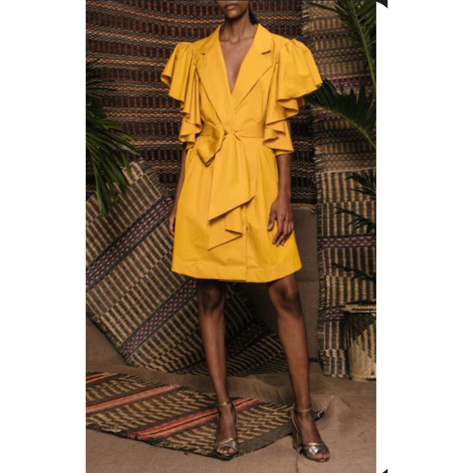 Johanna Ortiz Johanna Ortiz Tulip Evolution Ruffled Wrap Jacket Dress Size M / US 6-8 / IT 42-44 - 1 Thumbnail