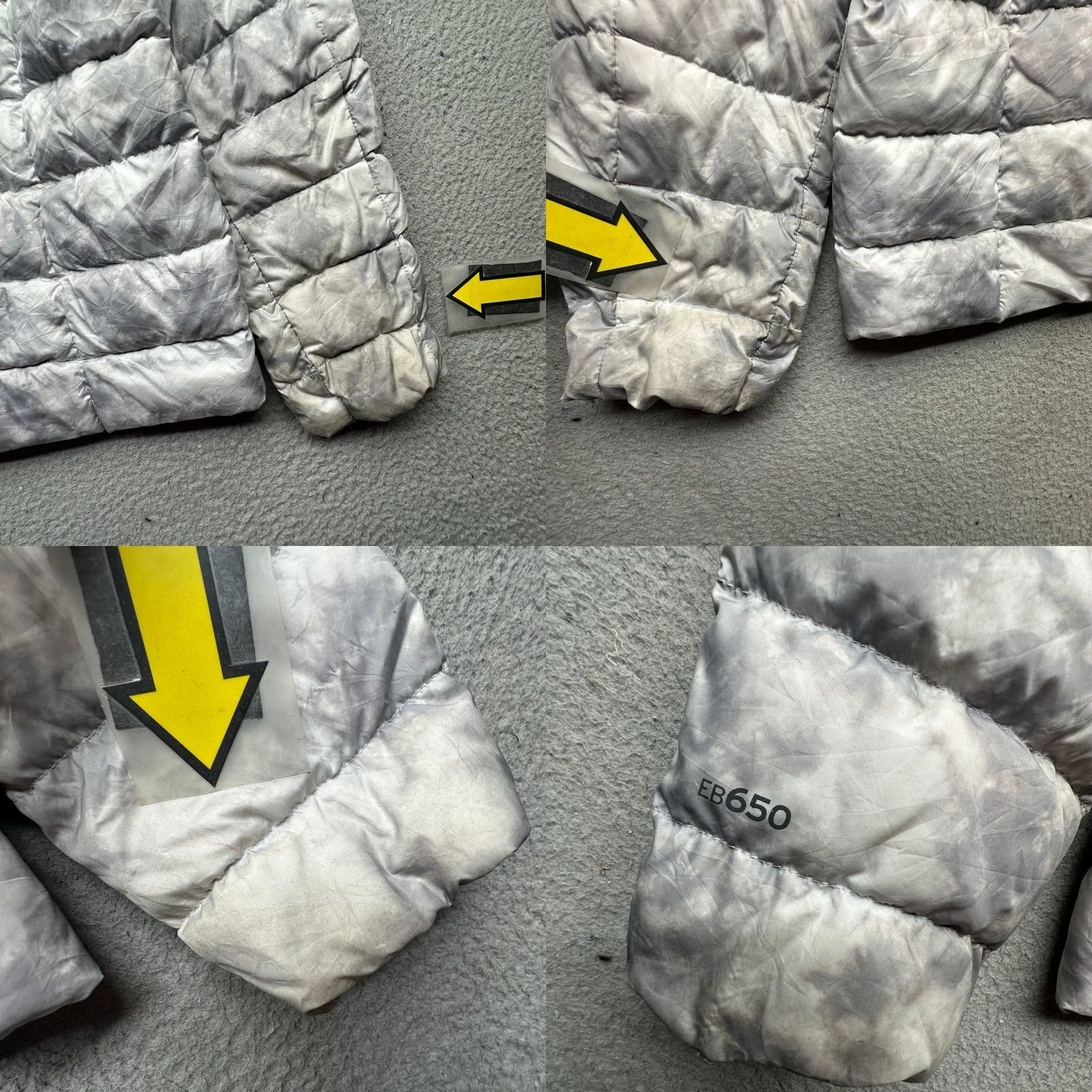 Eddie Bauer Eddie Bauer EB650 CirrusLite Down Hooded Puffer Jacket Womens Large Gray Cloud Size L / US 10 / IT 46 - 8 Thumbnail