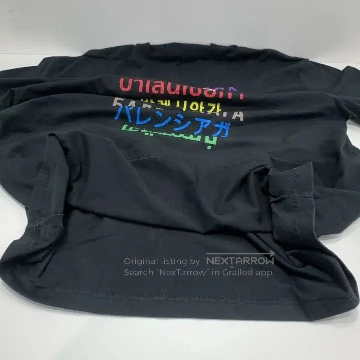 Balenciaga Balenciaga Multilingual Print Short Sleeve T. Size US XXL / EU 58 / 5 - 2 Thumbnail