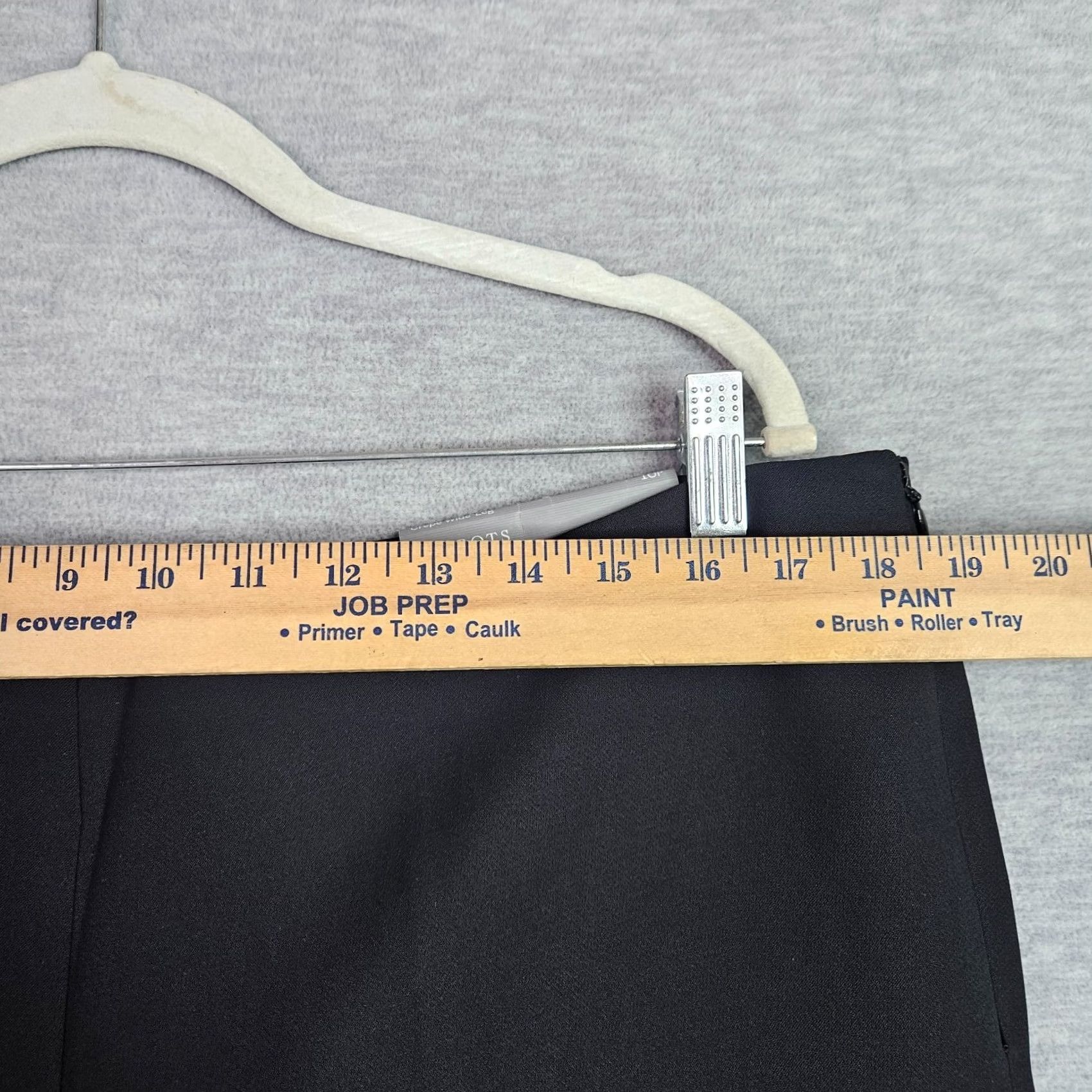 Talbots TALBOTS Petites Women's Black Crepe Wide-Leg Full Length Dress Pants Sz 10P NEW Size 32" / US 10 / IT 46 - 3 Thumbnail