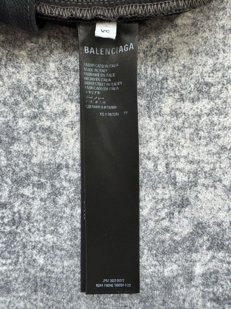 Balenciaga Balenciaga size XS Black curved knife destroyed denim pant Size 23" - 6 Thumbnail