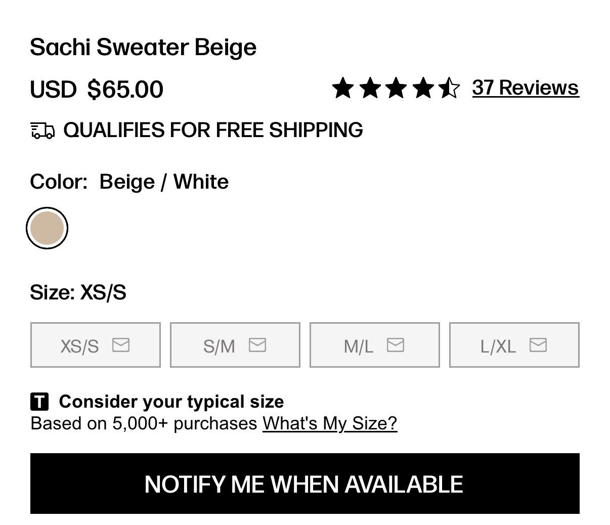 PRINCESS POLLY Princess Polly Sachi Sweater Beige Size Xs/S Size XS / US 0-2 / IT 36-38 - 4 Thumbnail