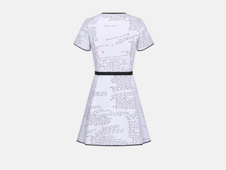 Dior o1w1db11225 454R04 Short Dress in Multicolor Size M / US 6-8 / IT 42-44 - 2 Thumbnail
