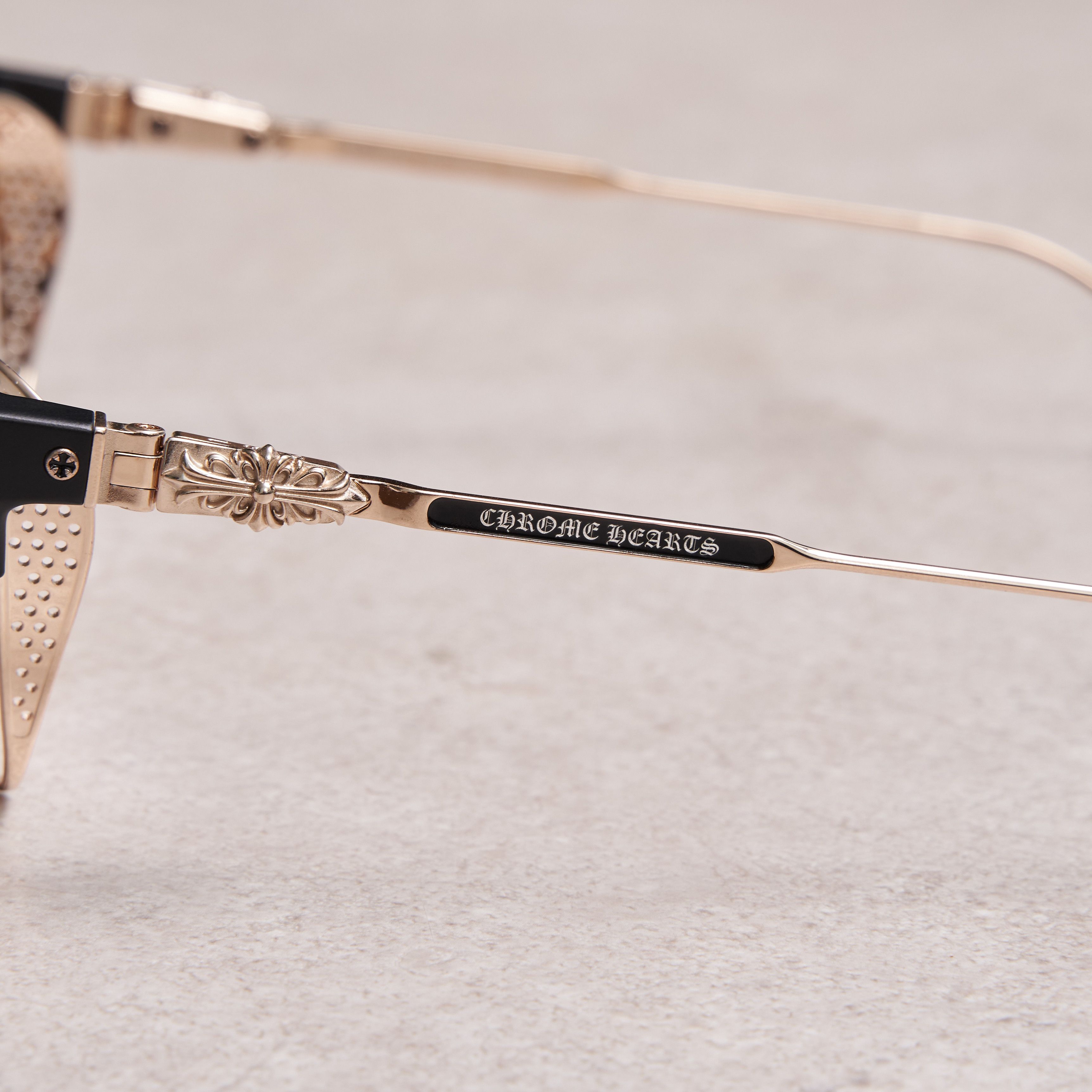 Chrome Hearts CHROME HEARTS LGMA Matte Black/Gold Plated Size ONE SIZE - 6 Thumbnail