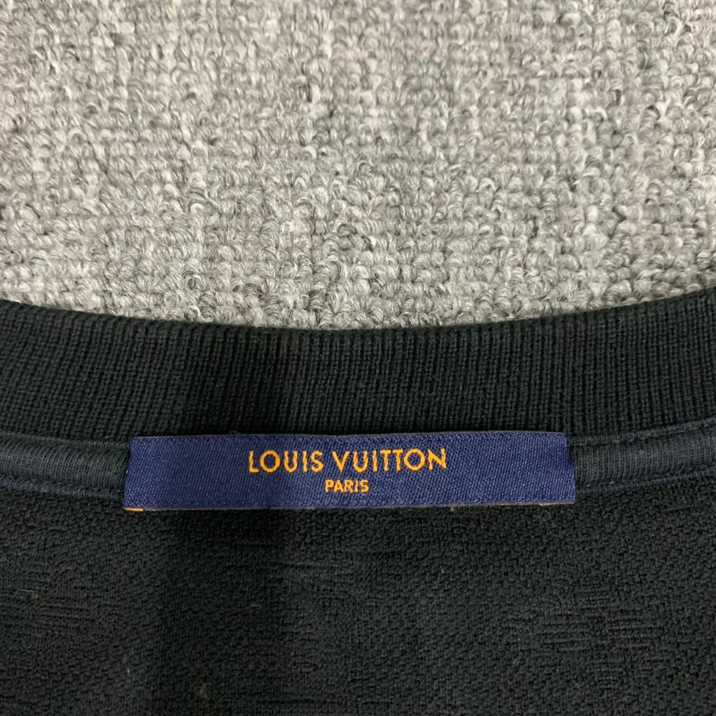Louis Vuitton LV Black Monogram Pocket Short Sleeve XL 95 New Size US XL / EU 56 / 4 - 4 Thumbnail