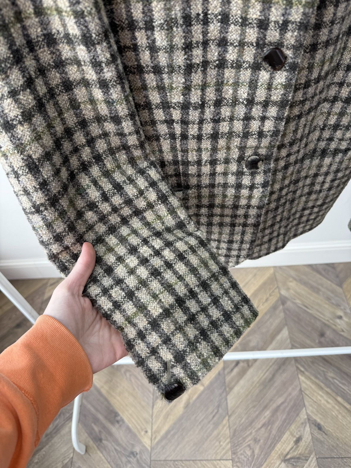 DAKS Vintage DAKS Signature Women’s Wool Blazer Jacket Check Size L / US 10 / IT 46 - 4 Thumbnail