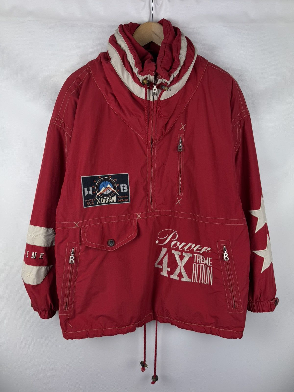Bogner Vintage 1/2 Zip Ski Anorak Jacket Size M