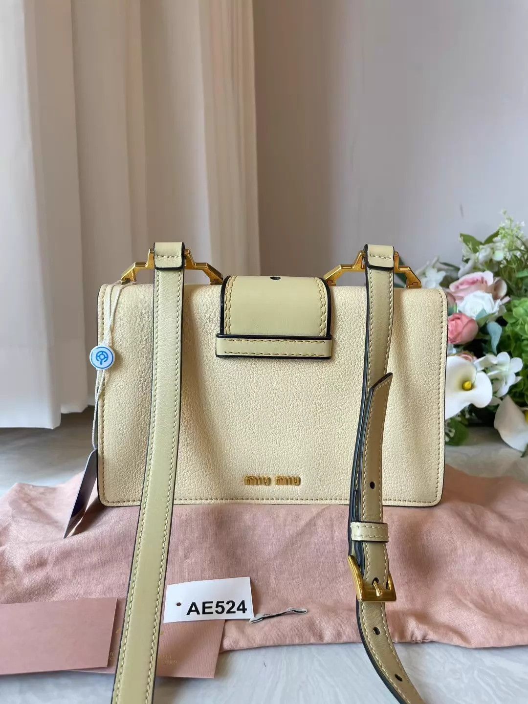 Miu Miu MIU MIU Limited Crystal-Embellished Messenger Bag Size ONE SIZE - 2 Thumbnail