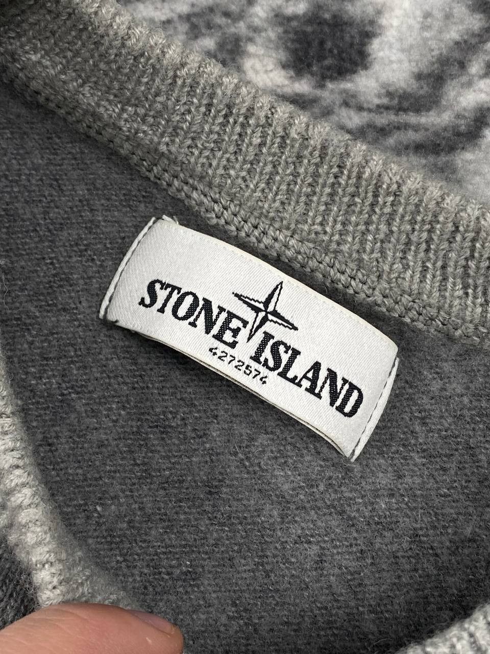 Stone Island Stone Island Knit Wool Cashmere Sweater Men Size L Gray Size US L / EU 52-54 / 3 - 7 Thumbnail
