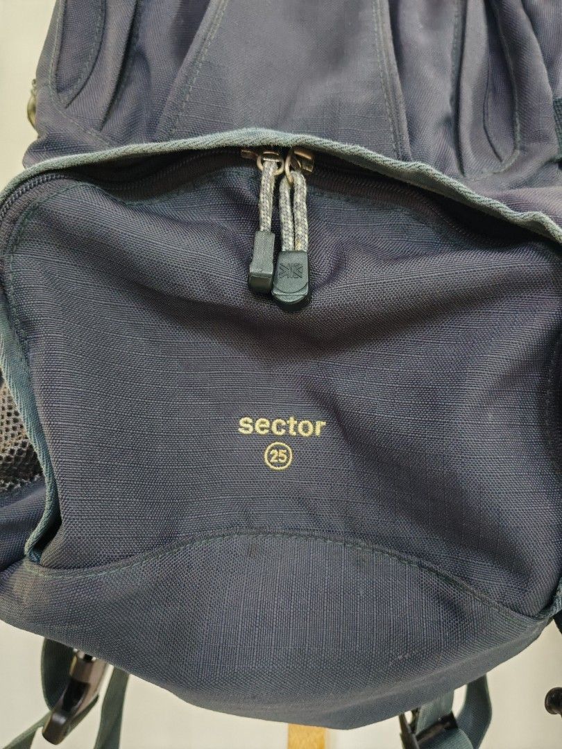 Karrimor Karrimor Sector 25 Black Backpack Vintage Outdoor Pack Size ONE SIZE - 2 Thumbnail