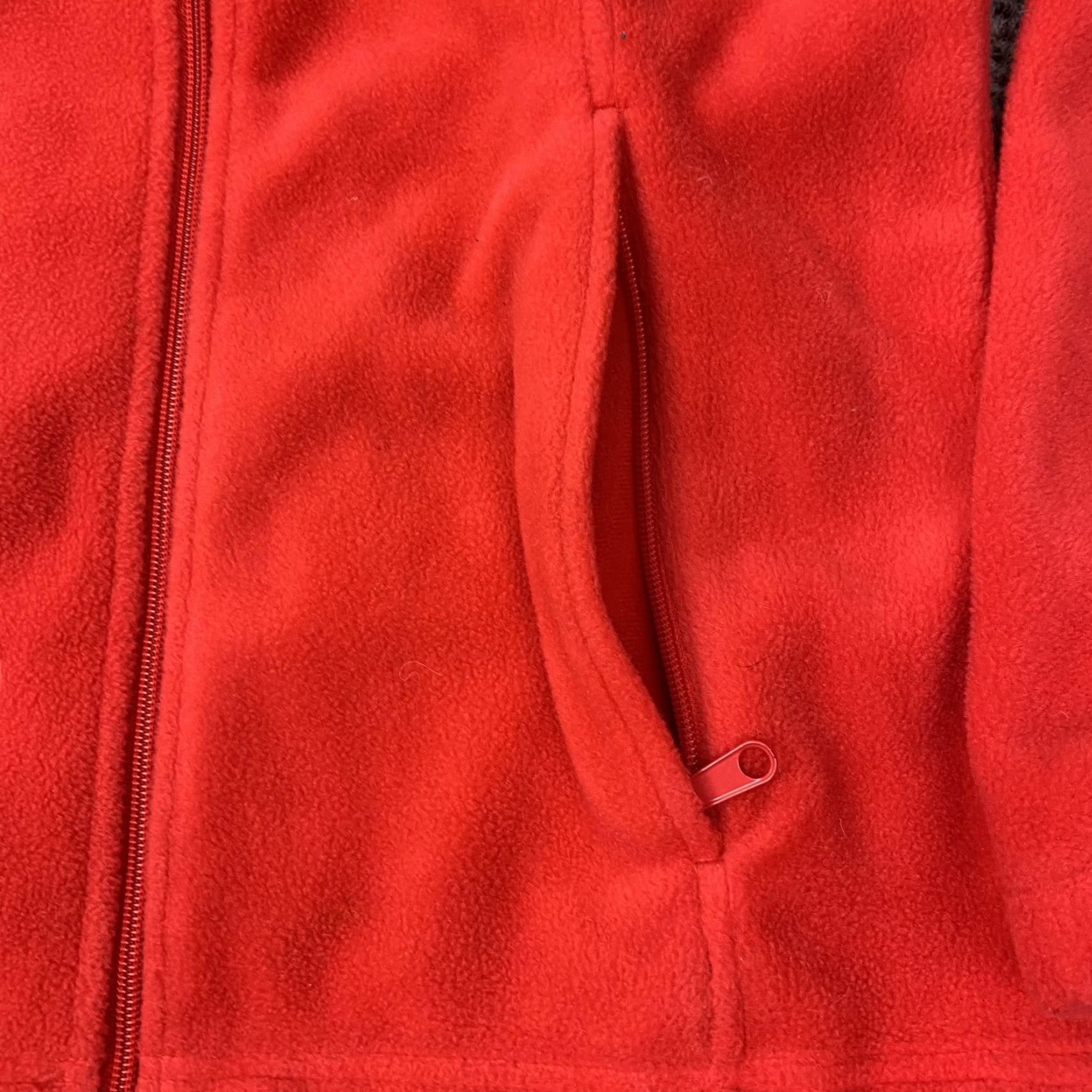 Vintage Columbia Jacket Womens Small Red Fleece Full Zip Stand Collar Pockets Outdoor Size S / US 4 / IT 40 - 3 Thumbnail