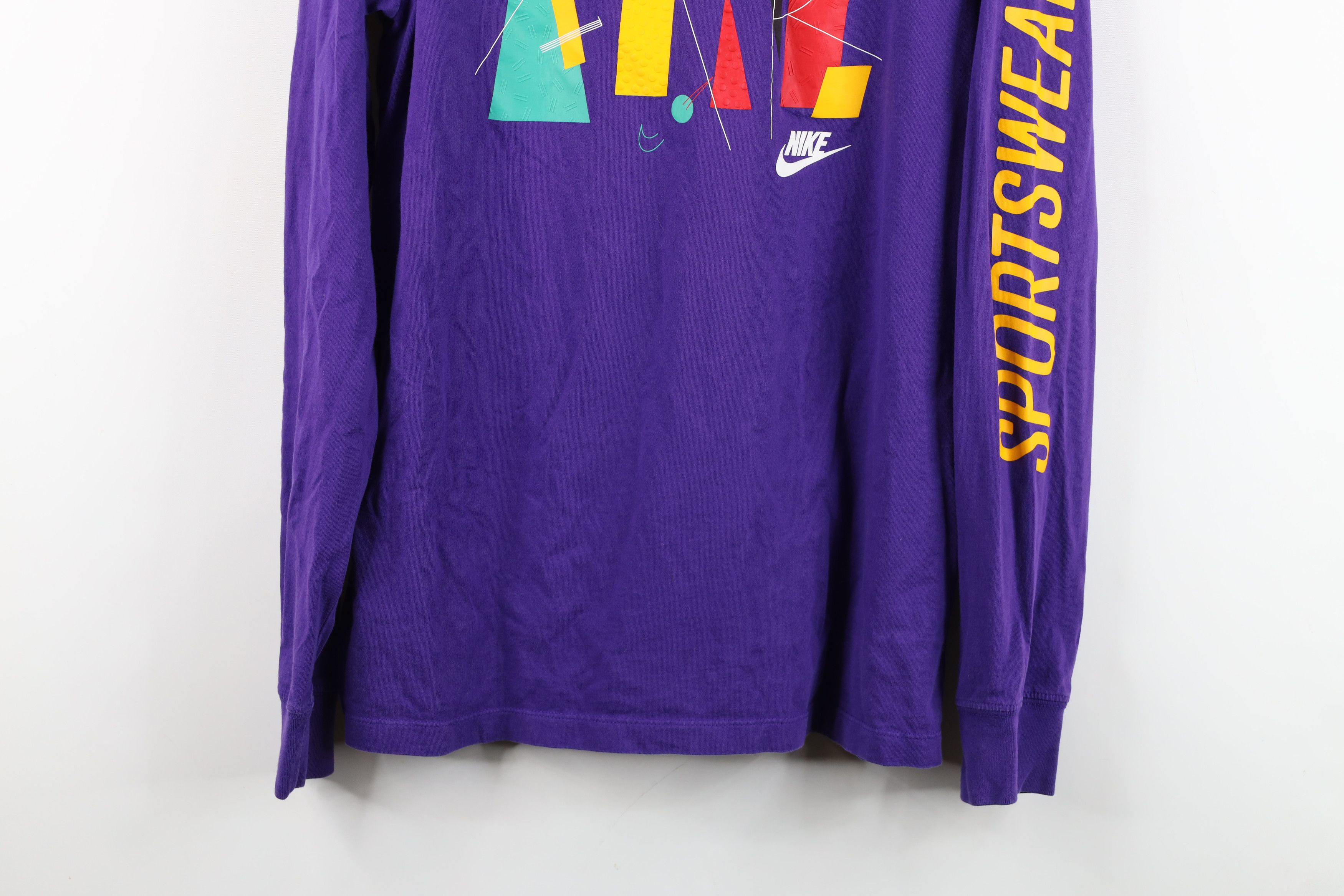 Nike Nike Sportswear Spell Out Retro Abstract Long Sleeve T-Shirt Size US M / EU 48-50 / 2 - 3 Thumbnail