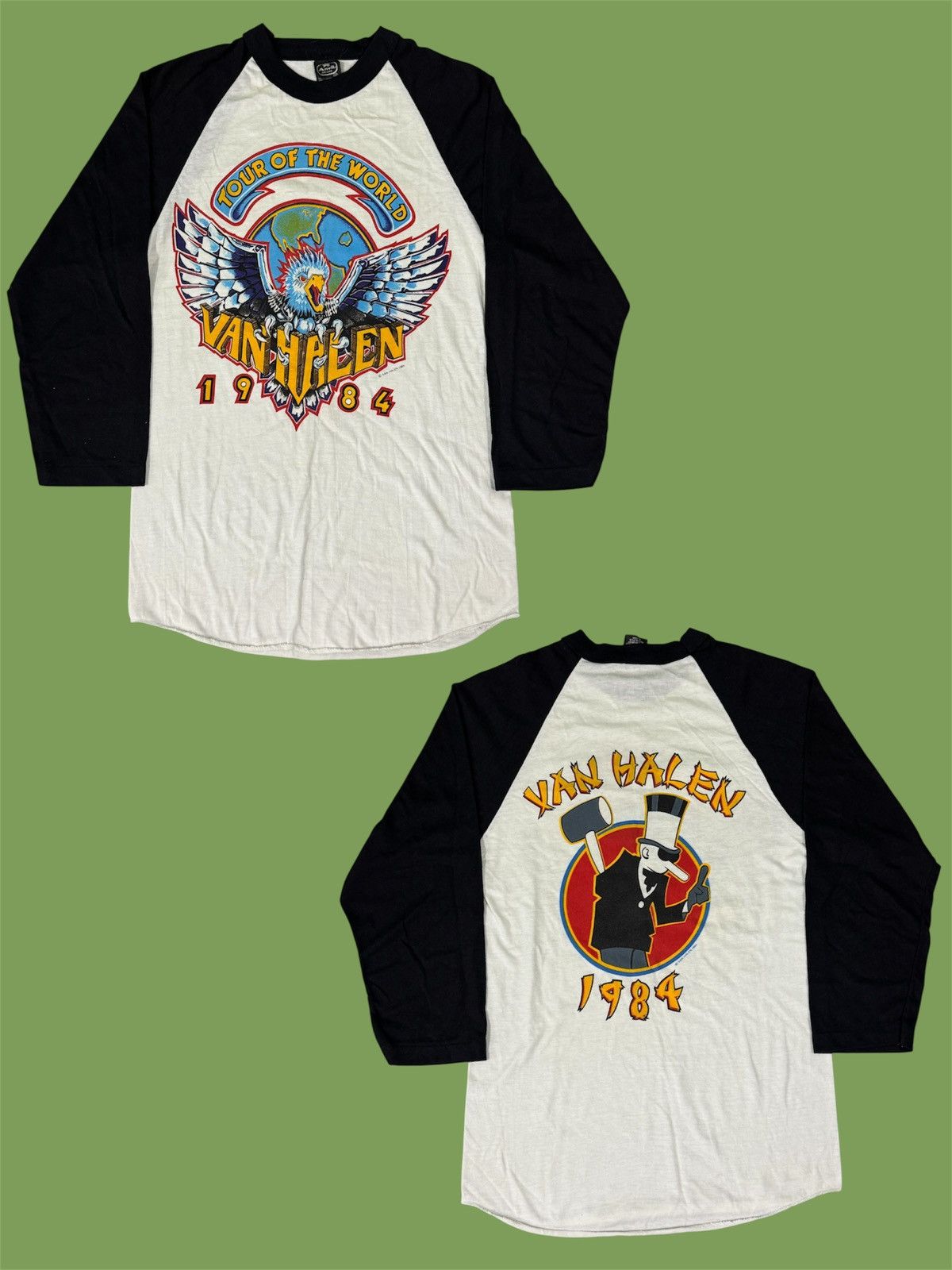 Band Tees VINTAGE VAN HALEN 80s Size US M / EU 48-50 / 2 - 3 Thumbnail