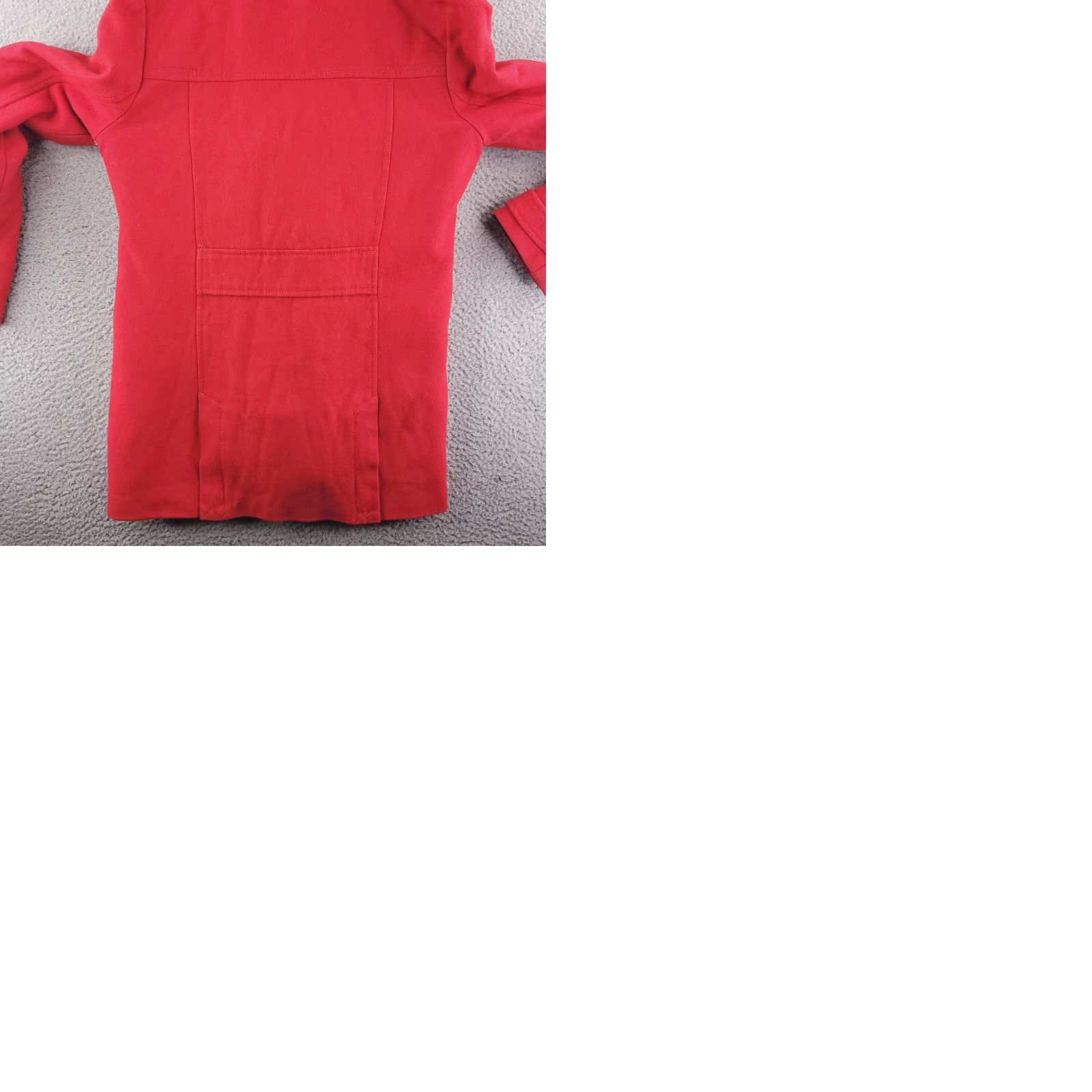 American Eagle Outfitters VINTAGE American Eagle Coat Womens Medium Red Wool Overcoat Long Quilted Size M / US 6-8 / IT 42-44 - 9 Thumbnail
