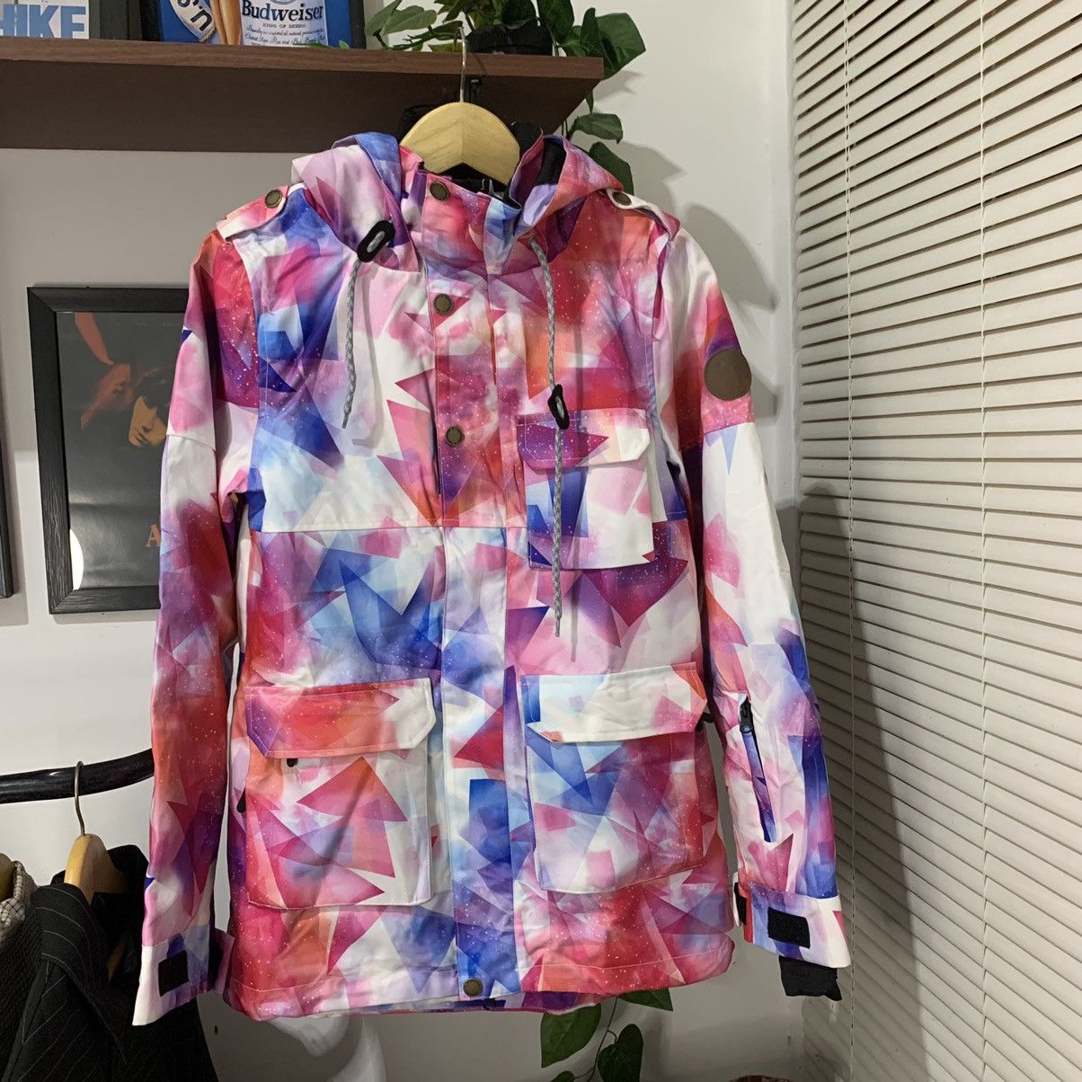 Japanese Brand Secret Garden tie dye utilites ski parka jacket Size US M / EU 48-50 / 2 - 1 Thumbnail