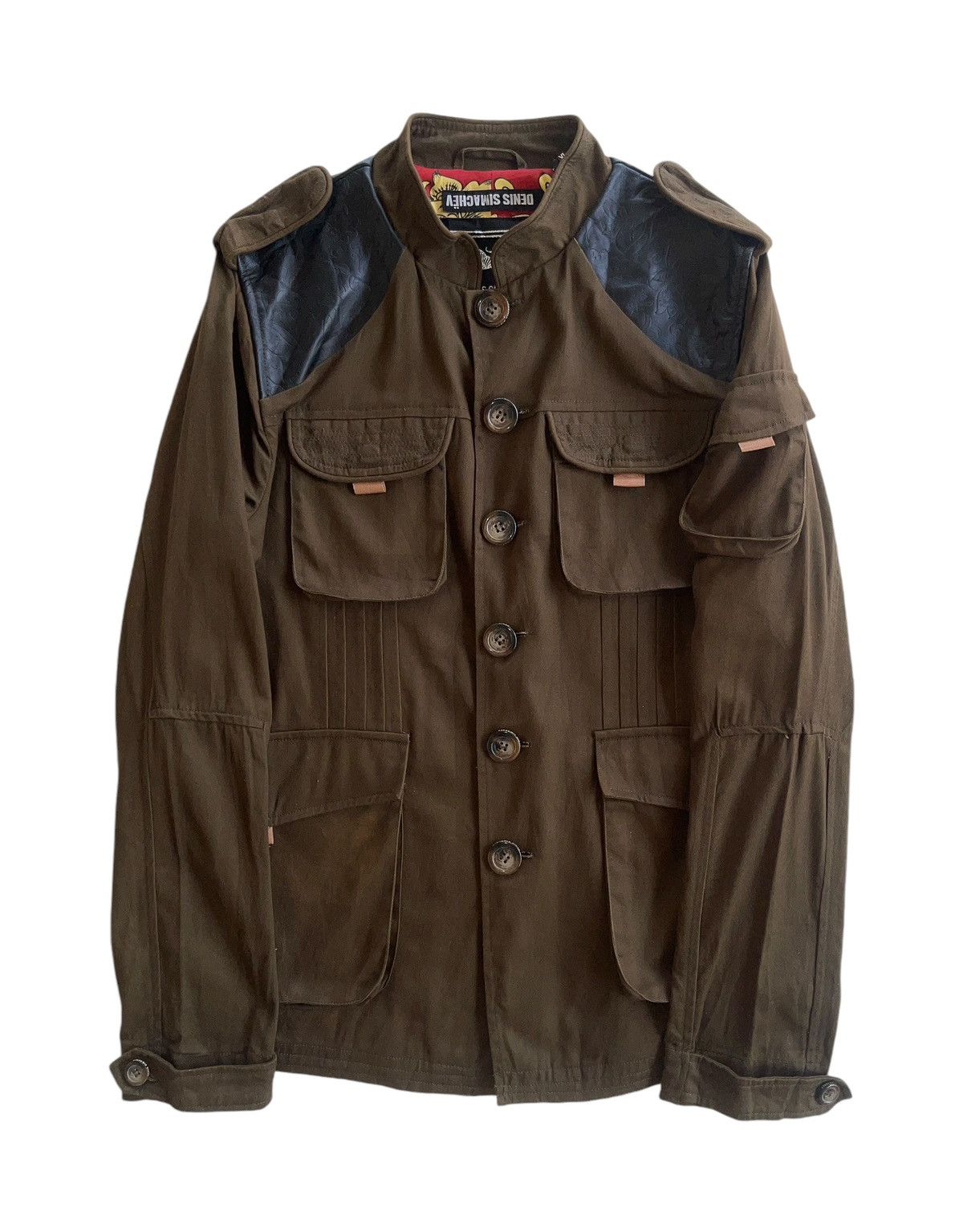 Denis Simachev Denis Simachev Olive Field Jacket Size US XL / EU 56 / 4 - 2 Thumbnail