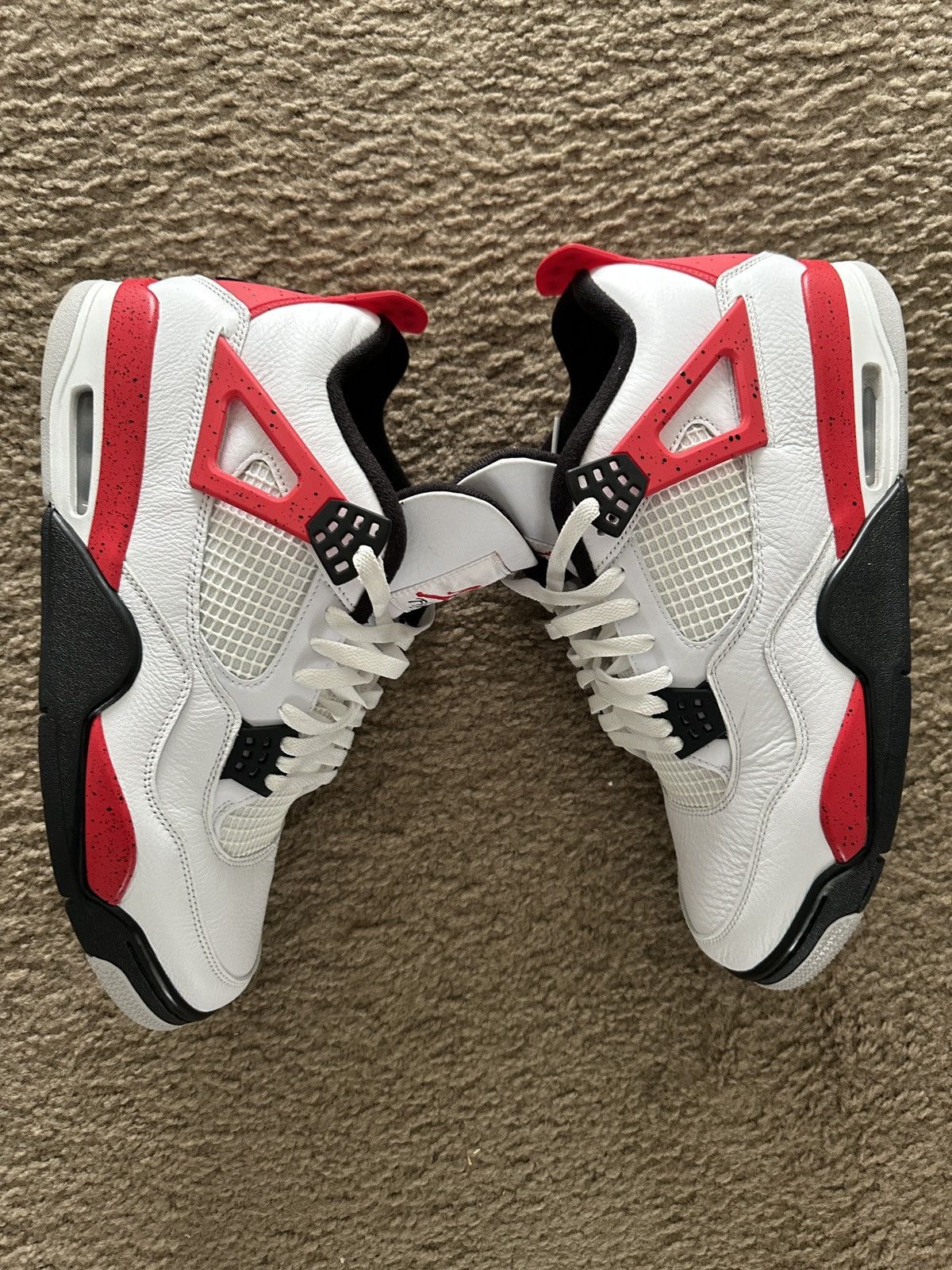 Jordan Brand × Nike Jordan 4 - Red Cement Size US 13 / EU 46 - 4 Thumbnail
