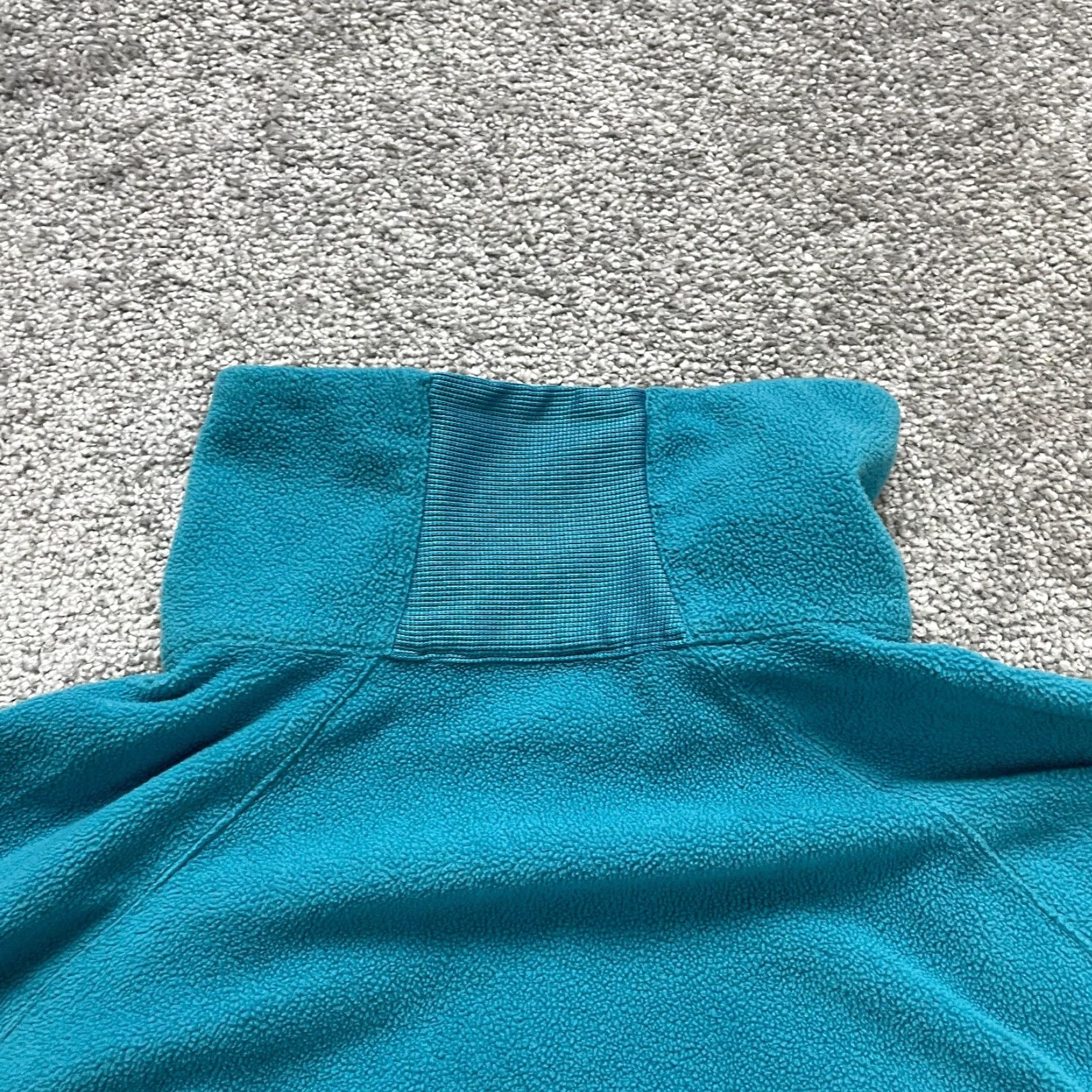 Vintage Columbia Jacket Women Large Light Blue 1/4 Zip High Neck Fleece Outdoor Pullover Size L / US 10 / IT 46 - 4 Thumbnail