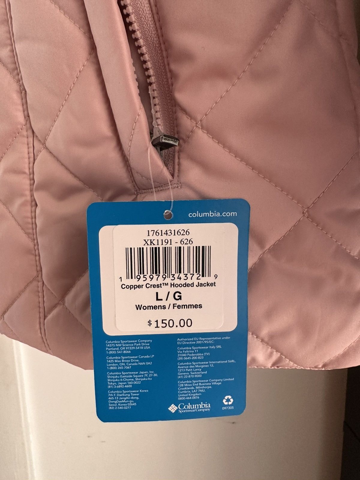 Columbia Women’s Large Pink Columbia Jacket Size L / US 10 / IT 46 - 2 Thumbnail