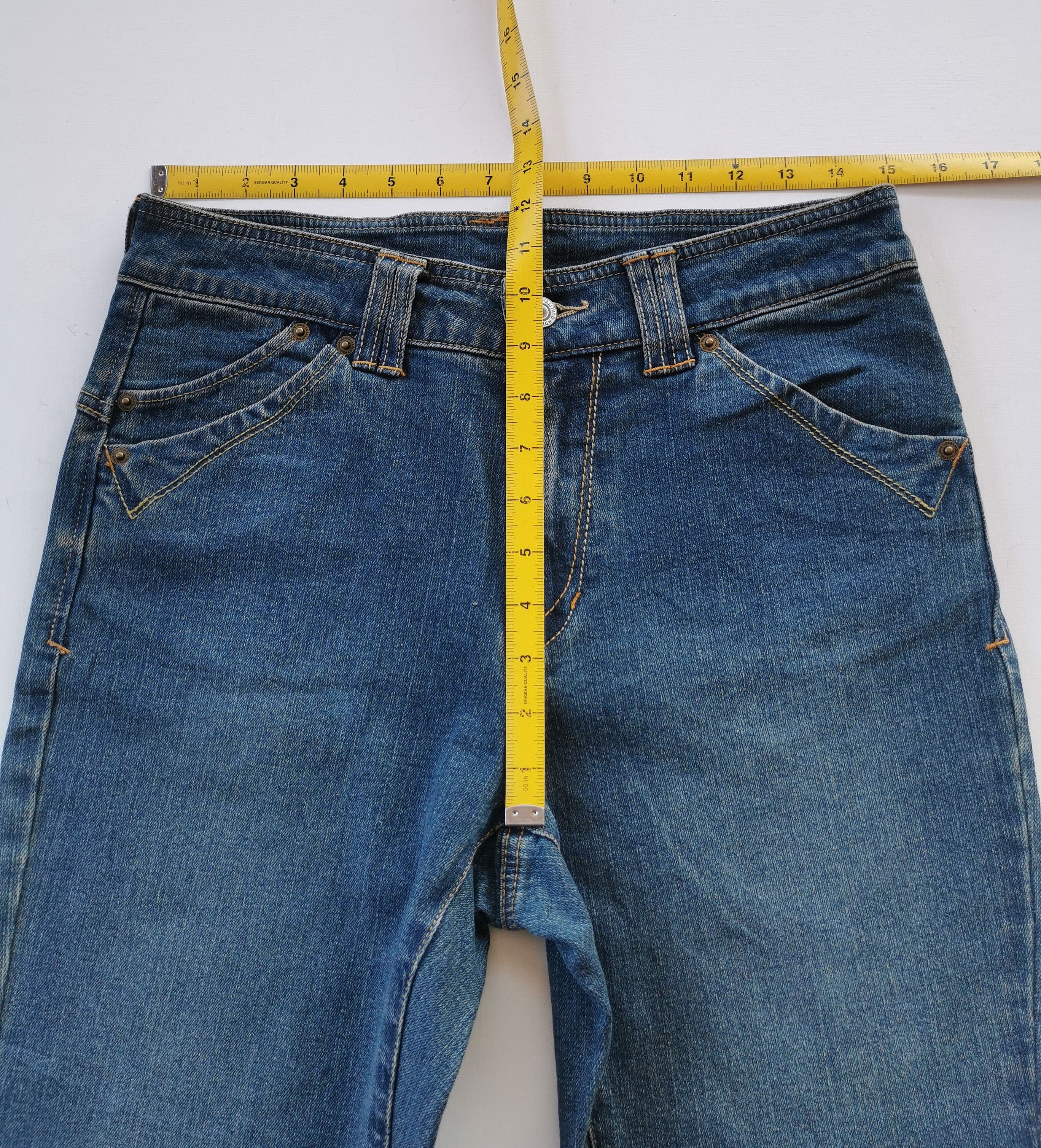 Beauty Beast Avantgarde Flared Denim Jeans Size 30 x 41.5 Size US 30 / EU 46 - 3 Thumbnail