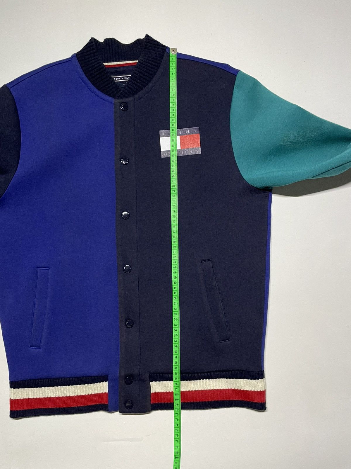 Tommy Hilfiger × Tommy Jeans × Vintage Tommy Hilfiger Varsity Scuba sample Biglogo jacket Size US M / EU 48-50 / 2 - 20 Thumbnail