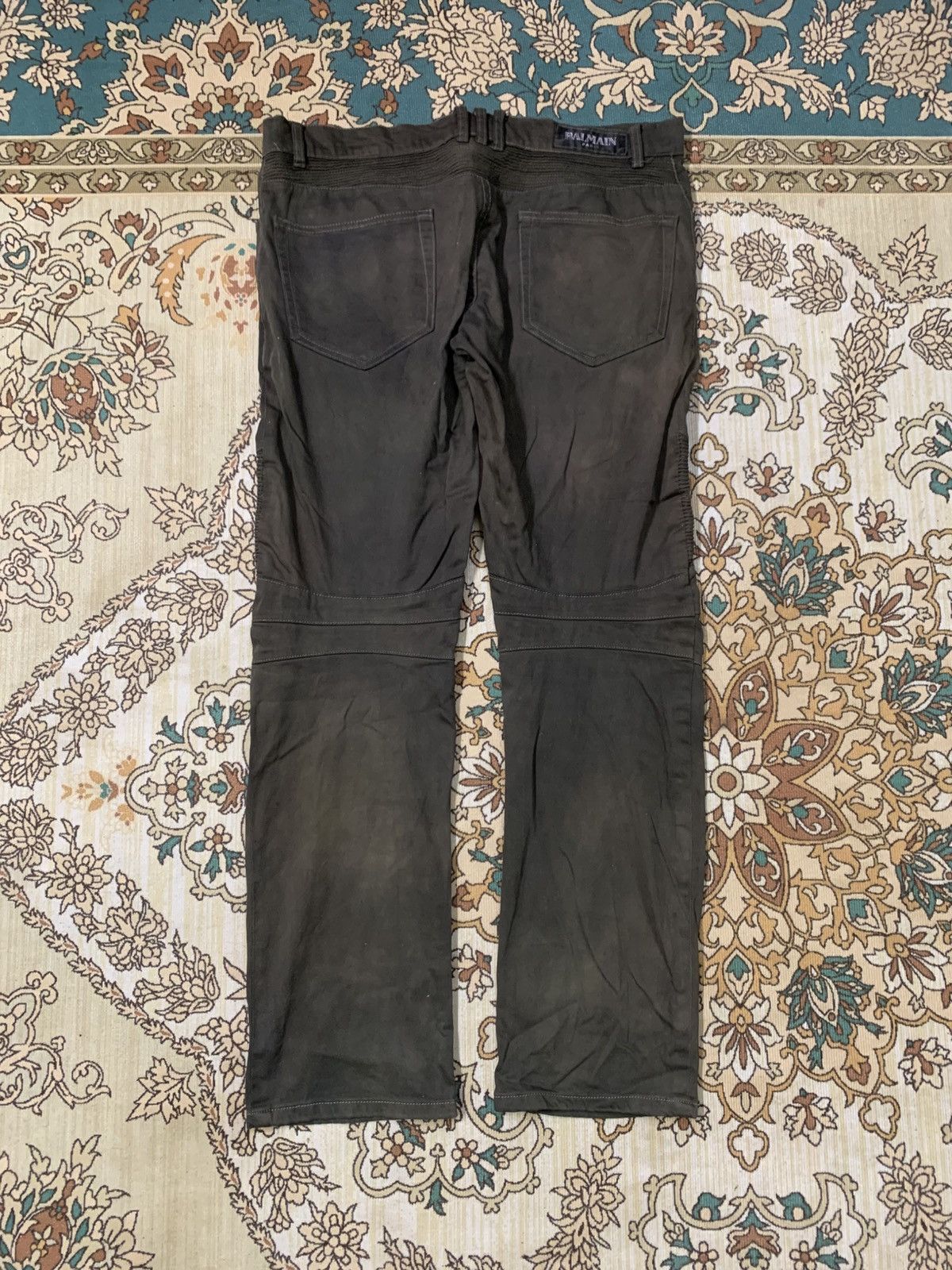 Balmain BALMAIN PARIS BIKER JEANS LAMPO ZIPPER Size US 38 / EU 54 - 7 Thumbnail