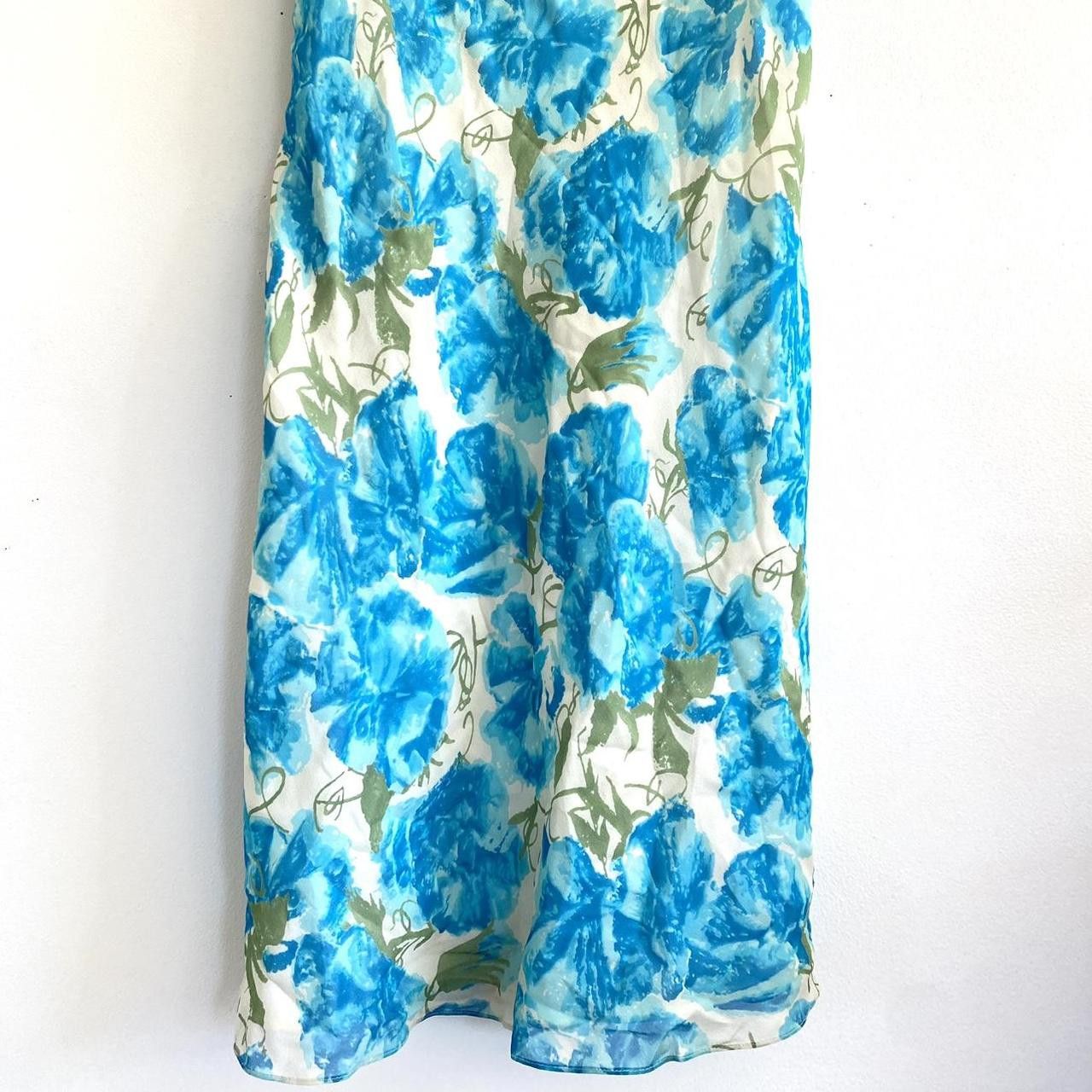 Ann Taylor ANN TAYLOR PETITES BLUE FLORAL Y2K DRESS NWT SIZE 2 Size XS / US 0-2 / IT 36-38 - 4 Thumbnail
