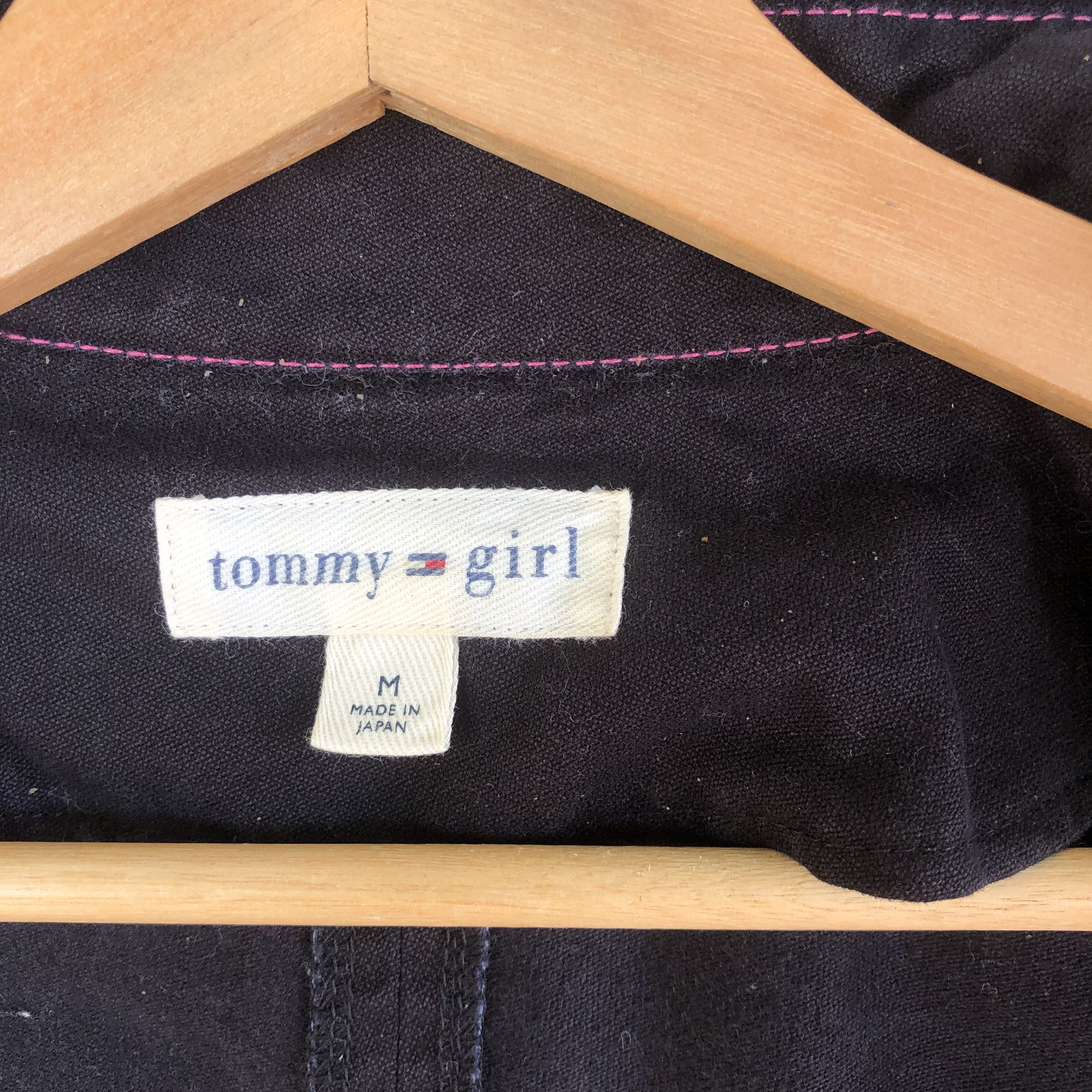 Tommy Hilfiger × Vintage Vintage Tommy Girl Double Breasted Gothic Jacket Size S / US 4 / IT 40 - 6 Thumbnail