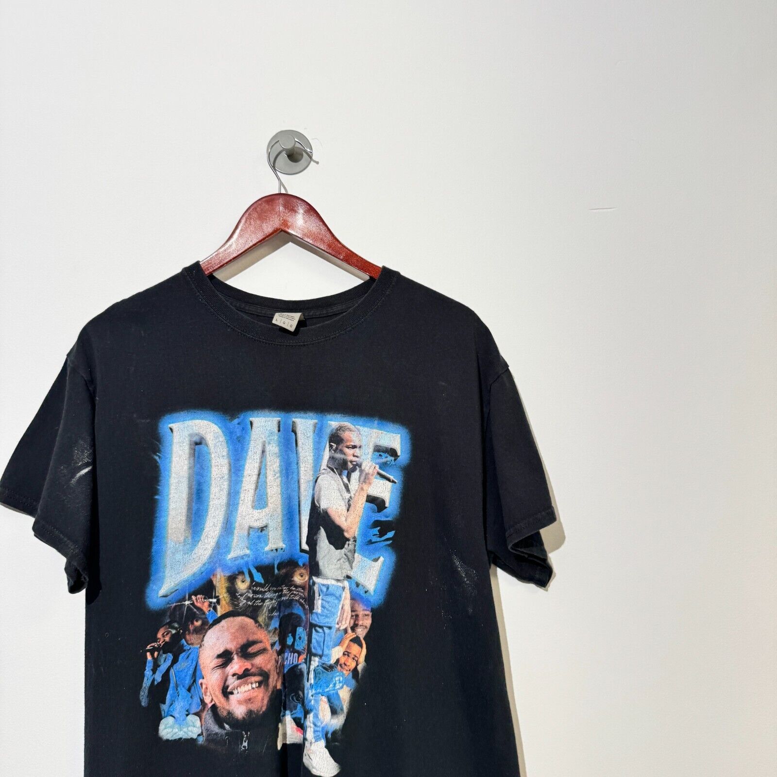 Vintage Vintage Unisex Black Cotton T-Shirt Size L Regular Fit 90s Size US L / EU 52-54 / 3 - 2 Thumbnail