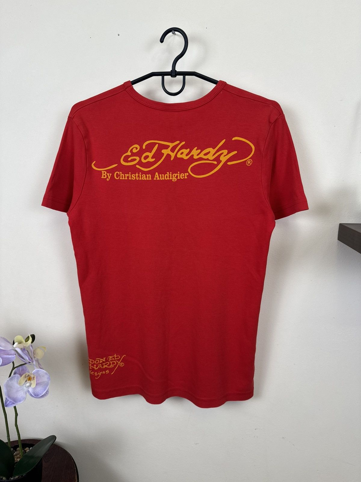 Ed Hardy Vintage Ed Hardy T shirt Women Top Heart Red Tattoo Sz S Y2K Size S / US 4 / IT 40 - 14 Thumbnail