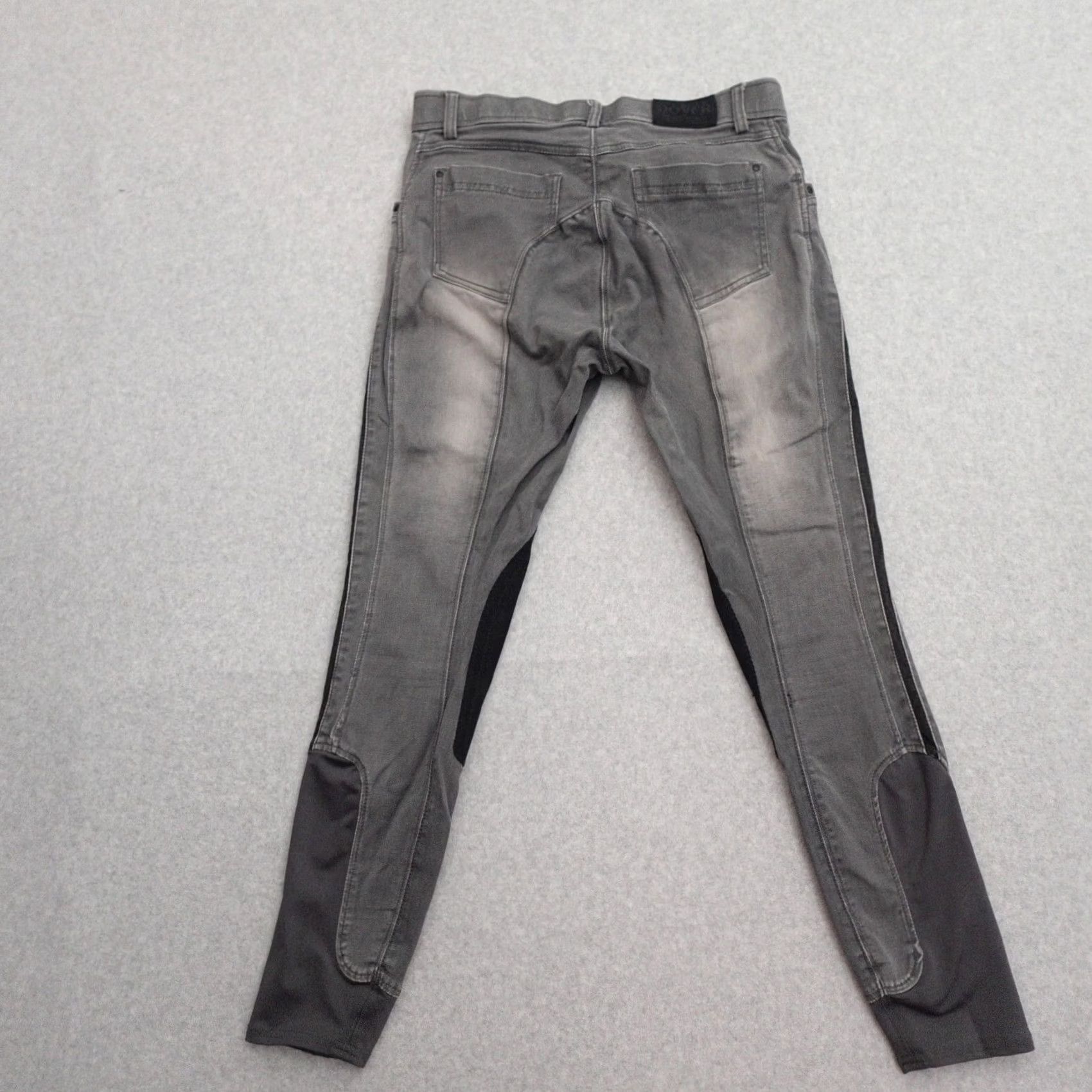 Vintage Dover Saddlery Breeches Pants Womens Size 30R Gray Cotton Elastane Skinny Jeans Shirt? Size 30" / US 8 / IT 44 - 2 Thumbnail