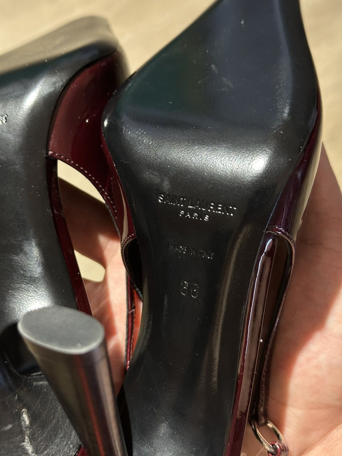 Saint Laurent Paris SAINT LAURENT HEELS BRAND NEW Size US 6 / IT 36 - 4 Thumbnail