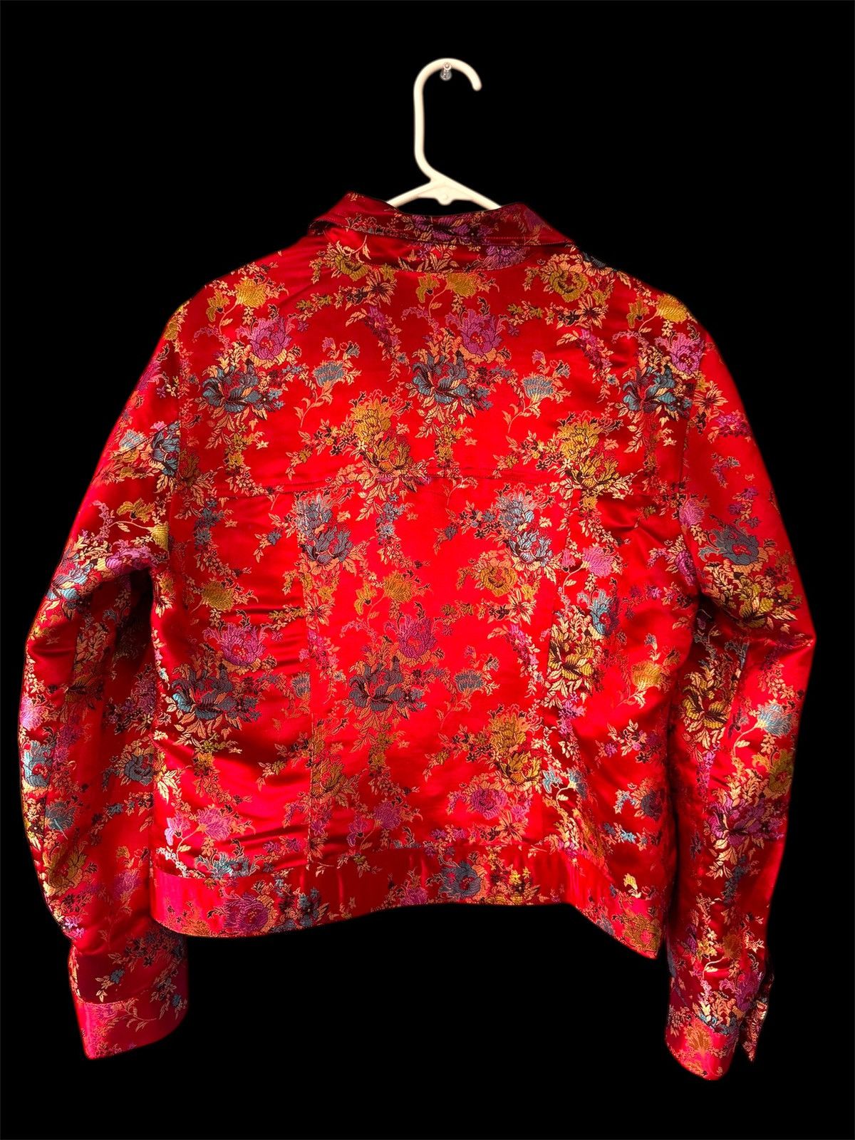 Other CHINESE FLORAL JACQUARD SATIN JACKET Size M / US 6-8 / IT 42-44 - 2 Thumbnail