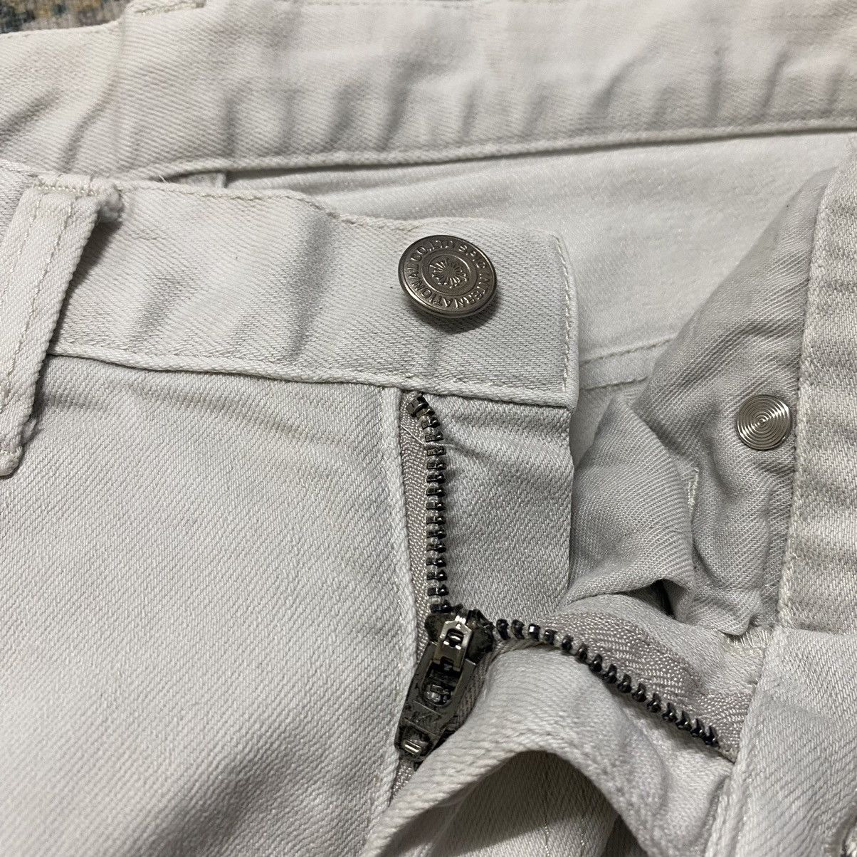 Tornado Mart Tornado Mart White Denim Flare Jeans Size US 28 / EU 44 - 16 Thumbnail