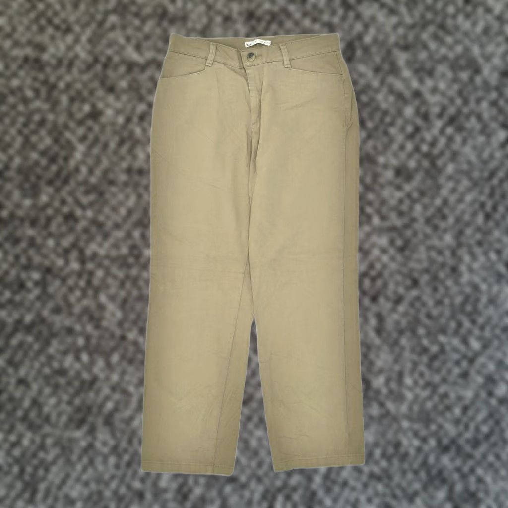 Lee LEE Womens Straight Casual Trousers US 12 Large W33 L31 Khaki Cotton Size 36" / US 14 / IT 50 - 1 Thumbnail