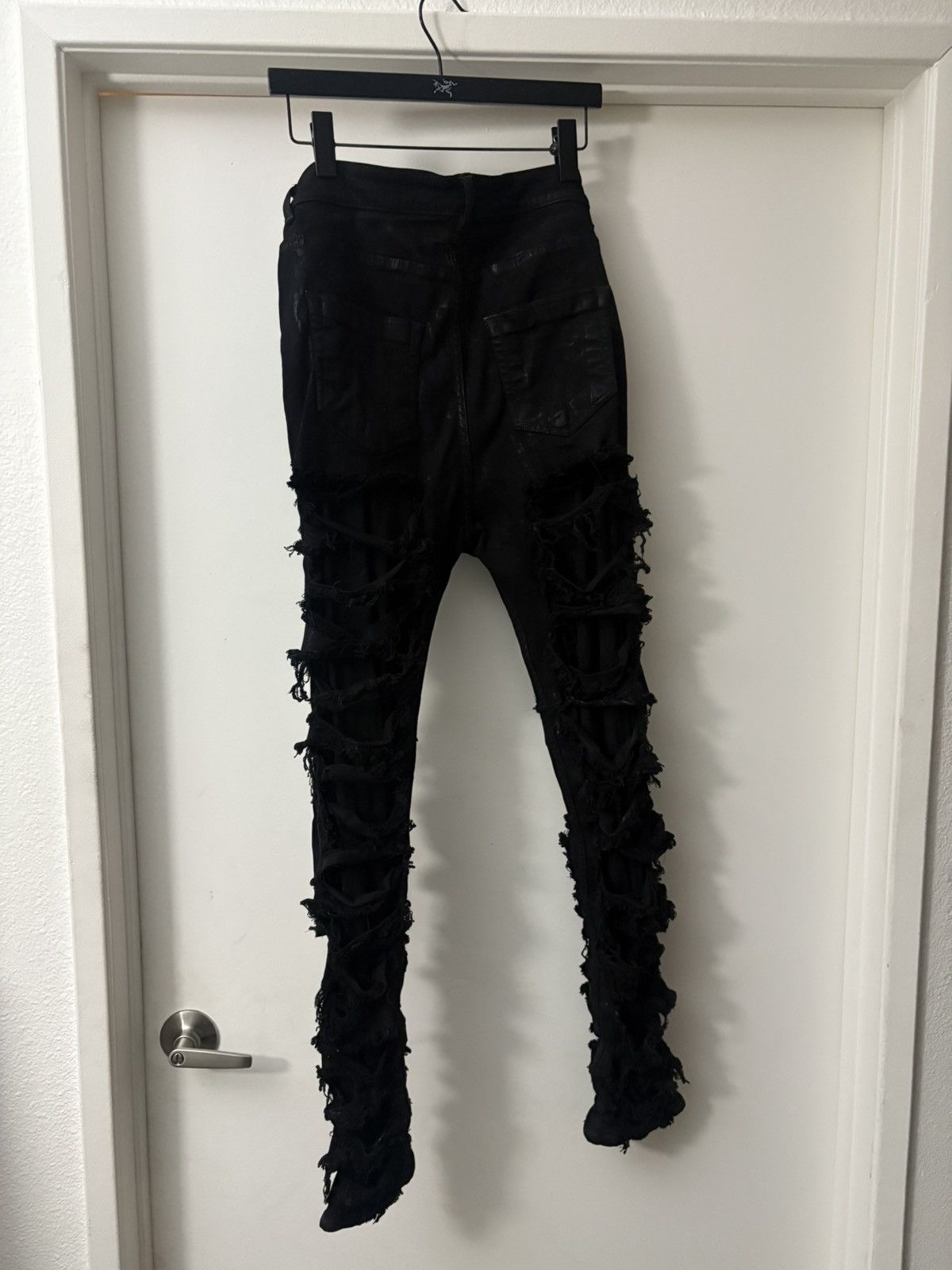 Rick Owens Rick Owens Slashed Denim Size US 31 - 3 Thumbnail