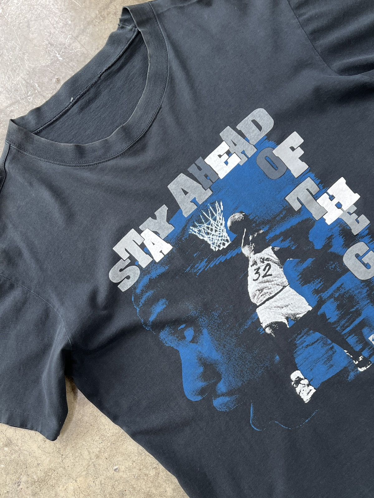 Reebok × Vintage Vintage Reebok Orlando Magic Shaq Single Stitch Tee Medium Size US M / EU 48-50 / 2 - 1 Thumbnail