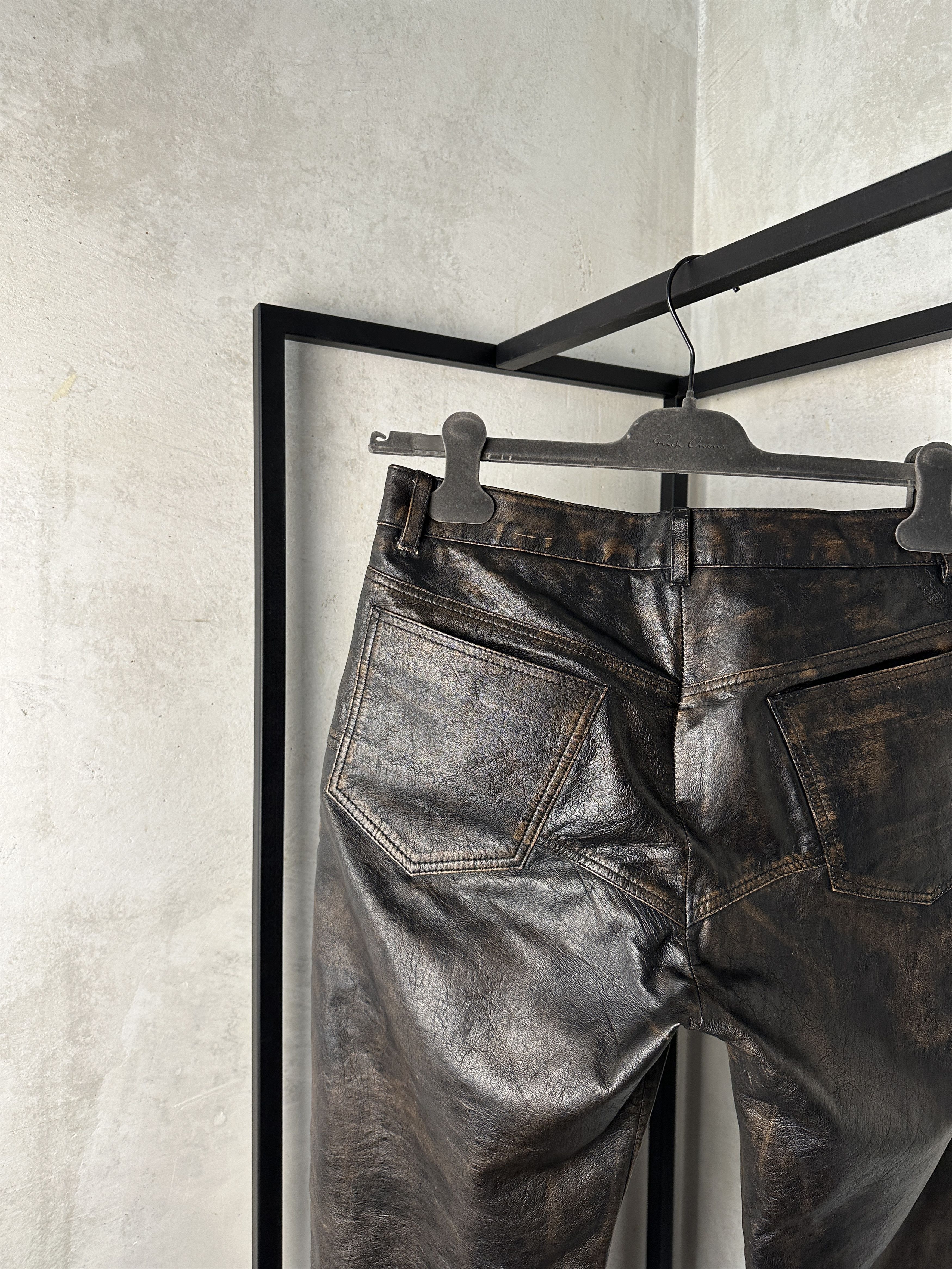 Genuine Leather Lambskin Leather Pants Size 26" / US 2 / IT 38 - 7 Thumbnail