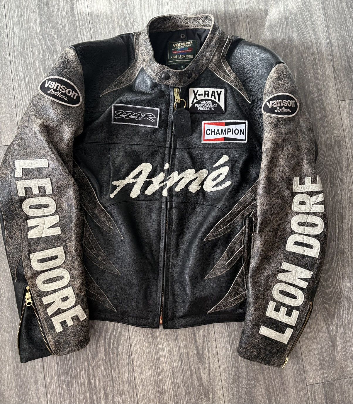 Aime Leon Dore Vanson leather jacket