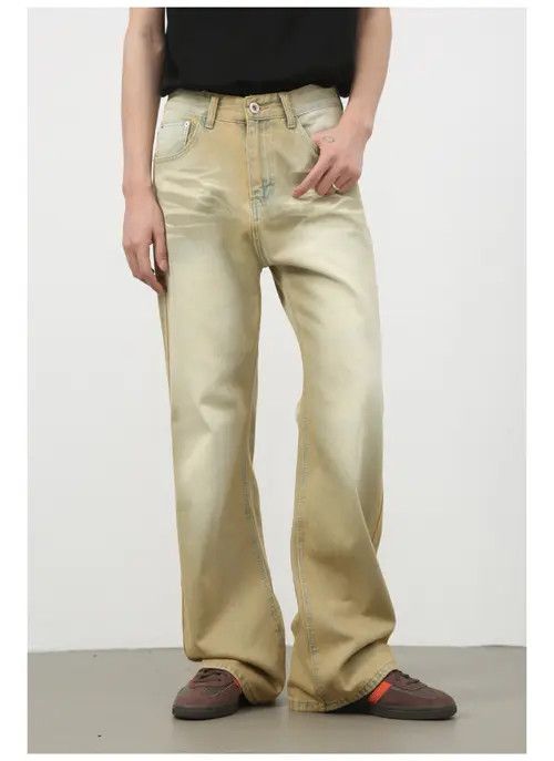 Japanese Brand × Jean American high street washed distressed bootcut jeans Size US 32 / EU 48 - 3 Thumbnail
